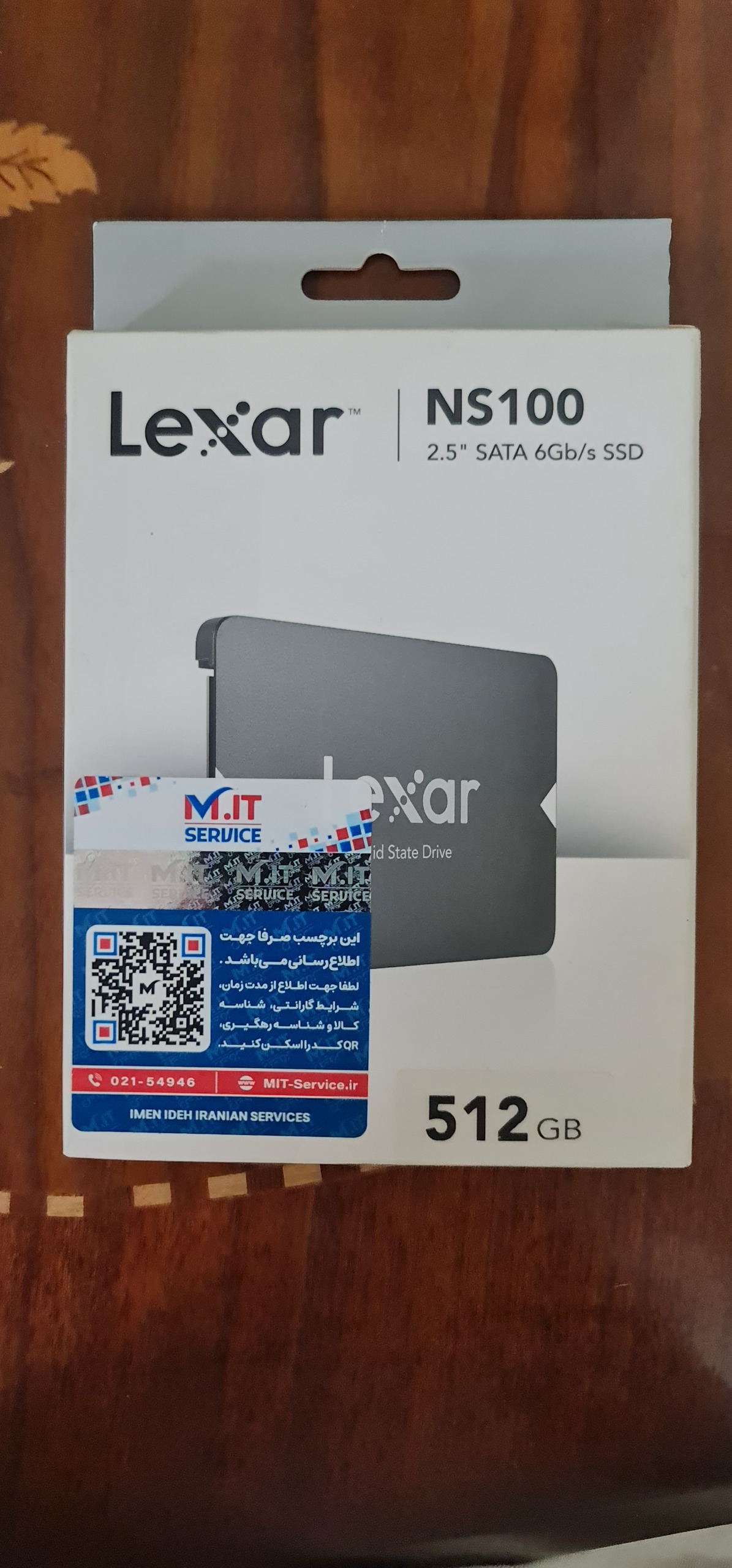 اس اس دی اینترنال لکسار مدل Lexar NS100 512 Gb
