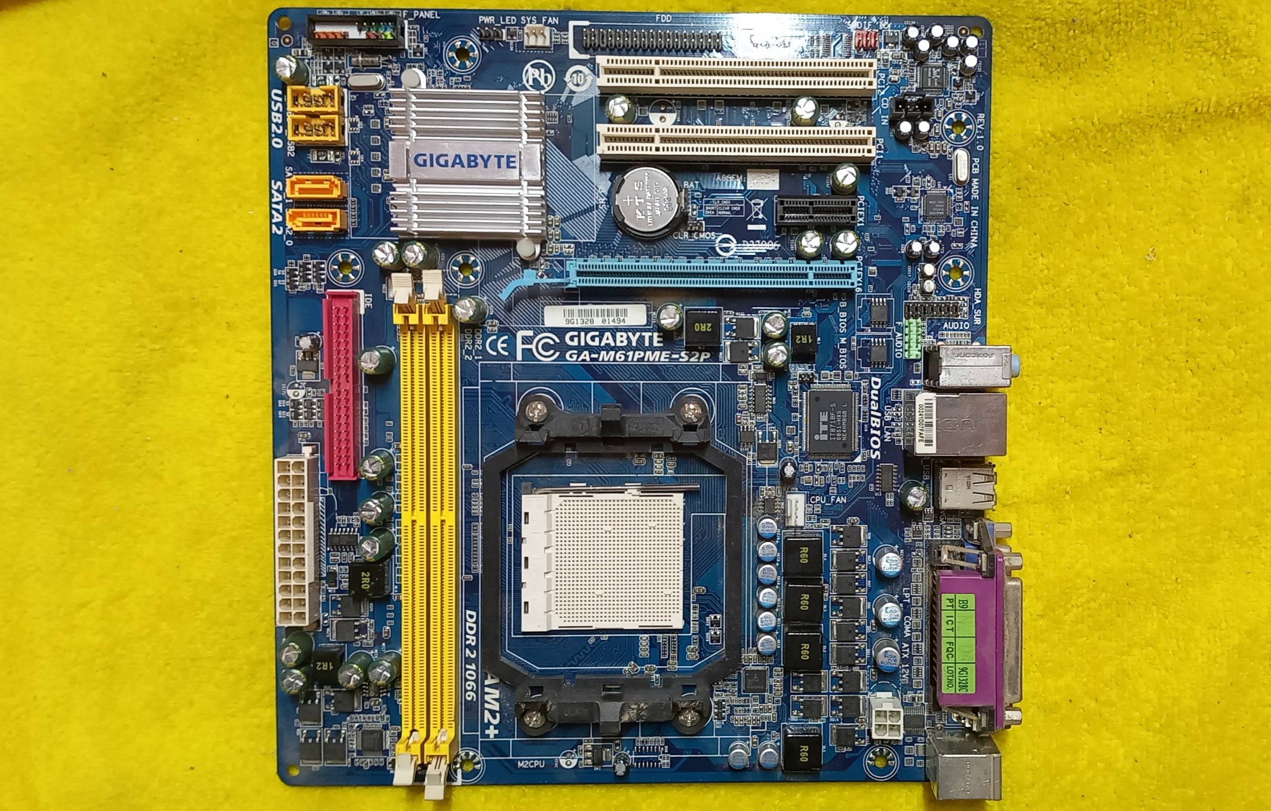 مادربرد GIGABYTE GA-M61PME-S2P
