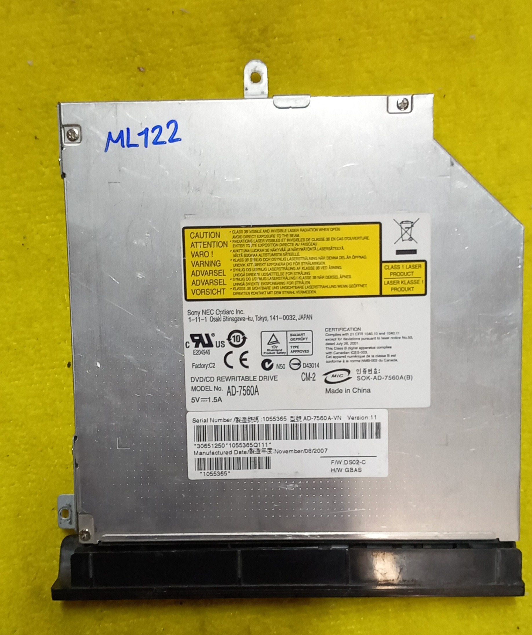 درایو نوری لپ تاپ SONY ML22