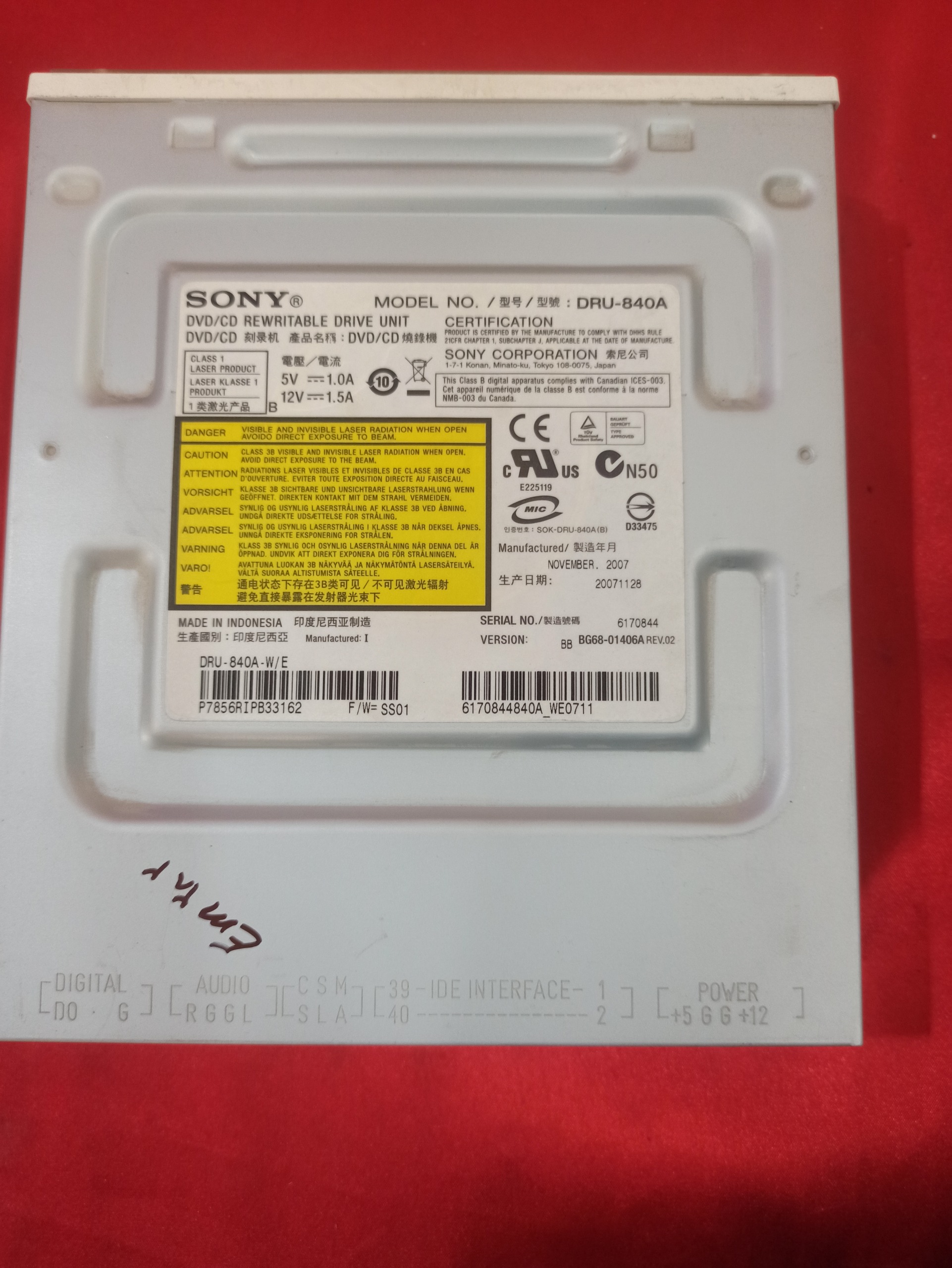 درایو نوری SONY DVD RAM EM282