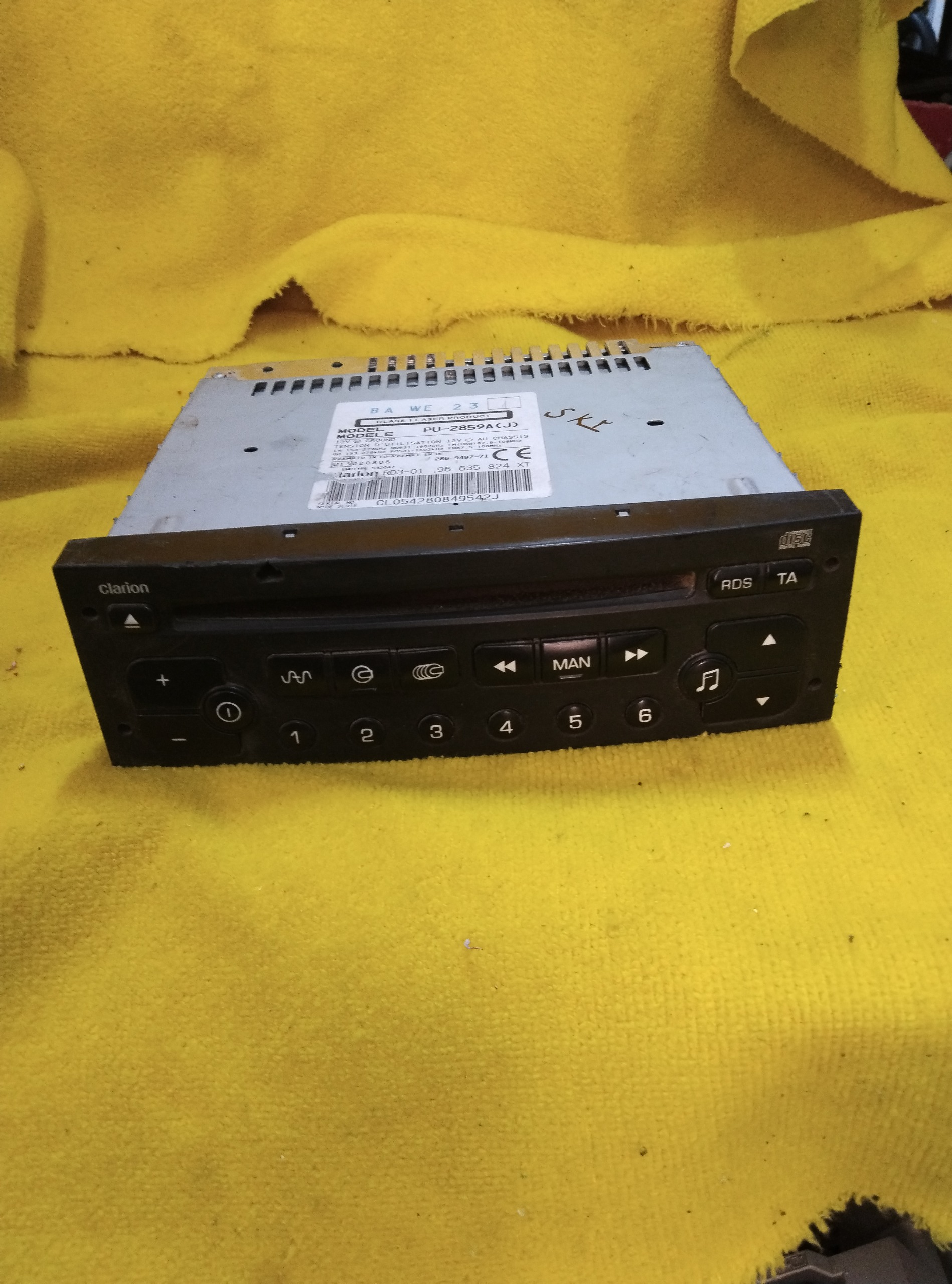Clarion  pu-2859a sk2