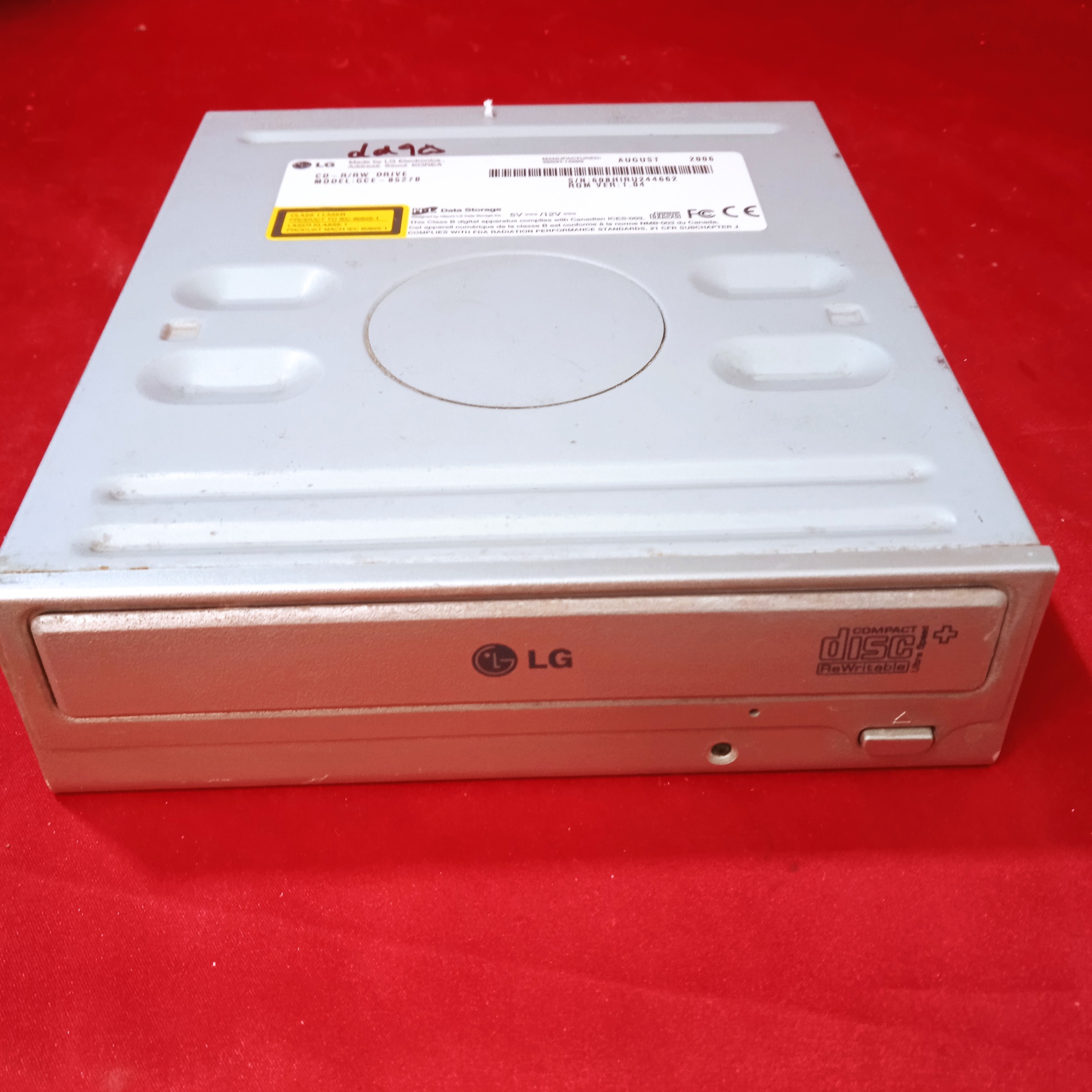 داریو رایتر da95  Gce-8527B LG