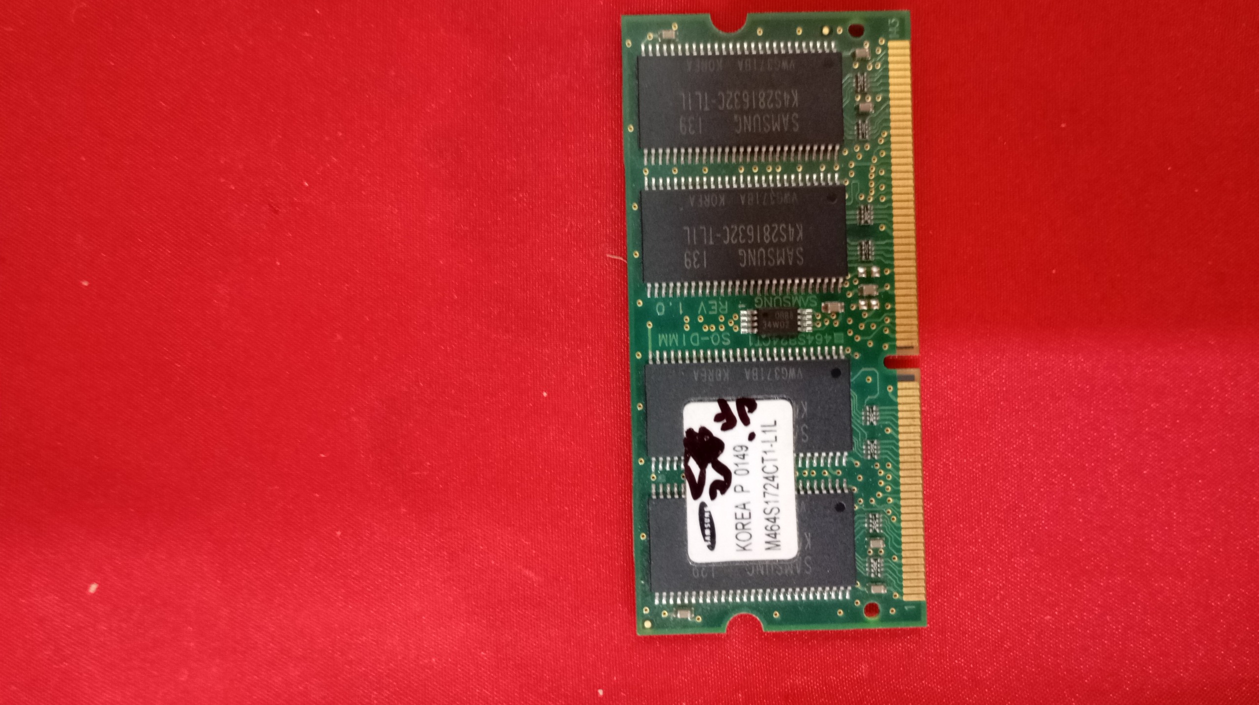 رم لپ تاپ Samsung m464s1724ct1-l1l  jf38