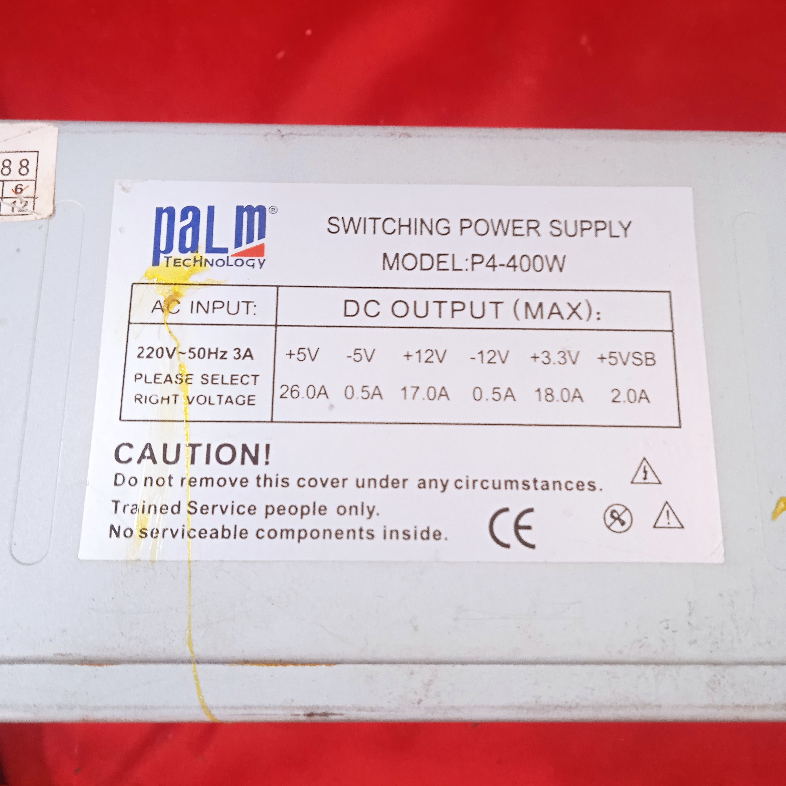 پاور کامپیوتر palm p4-400w jf77