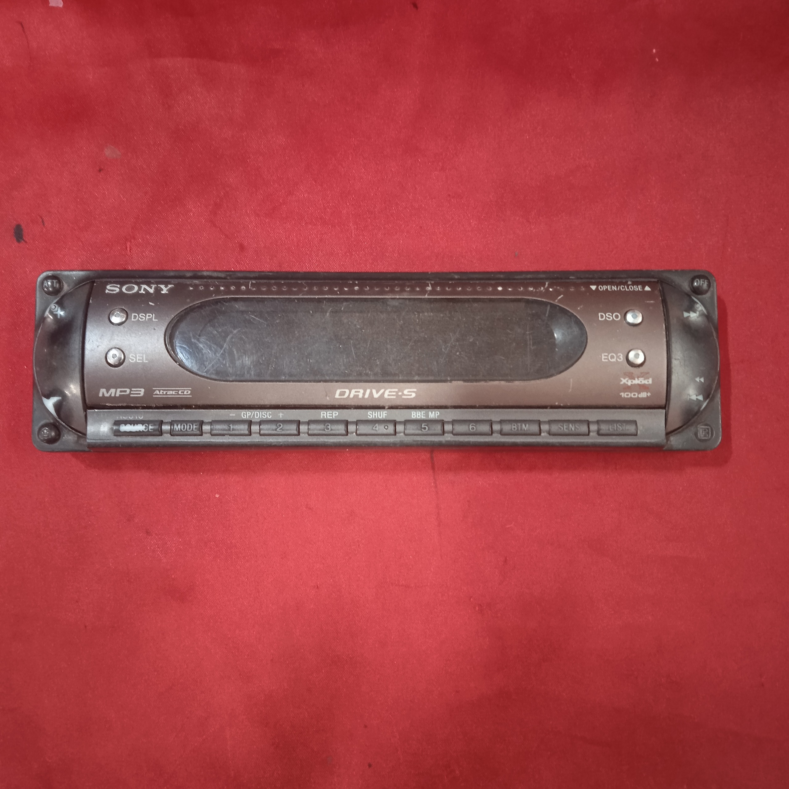 پنل ضبط ماشین sony cdx r5510 drive.s. sk3