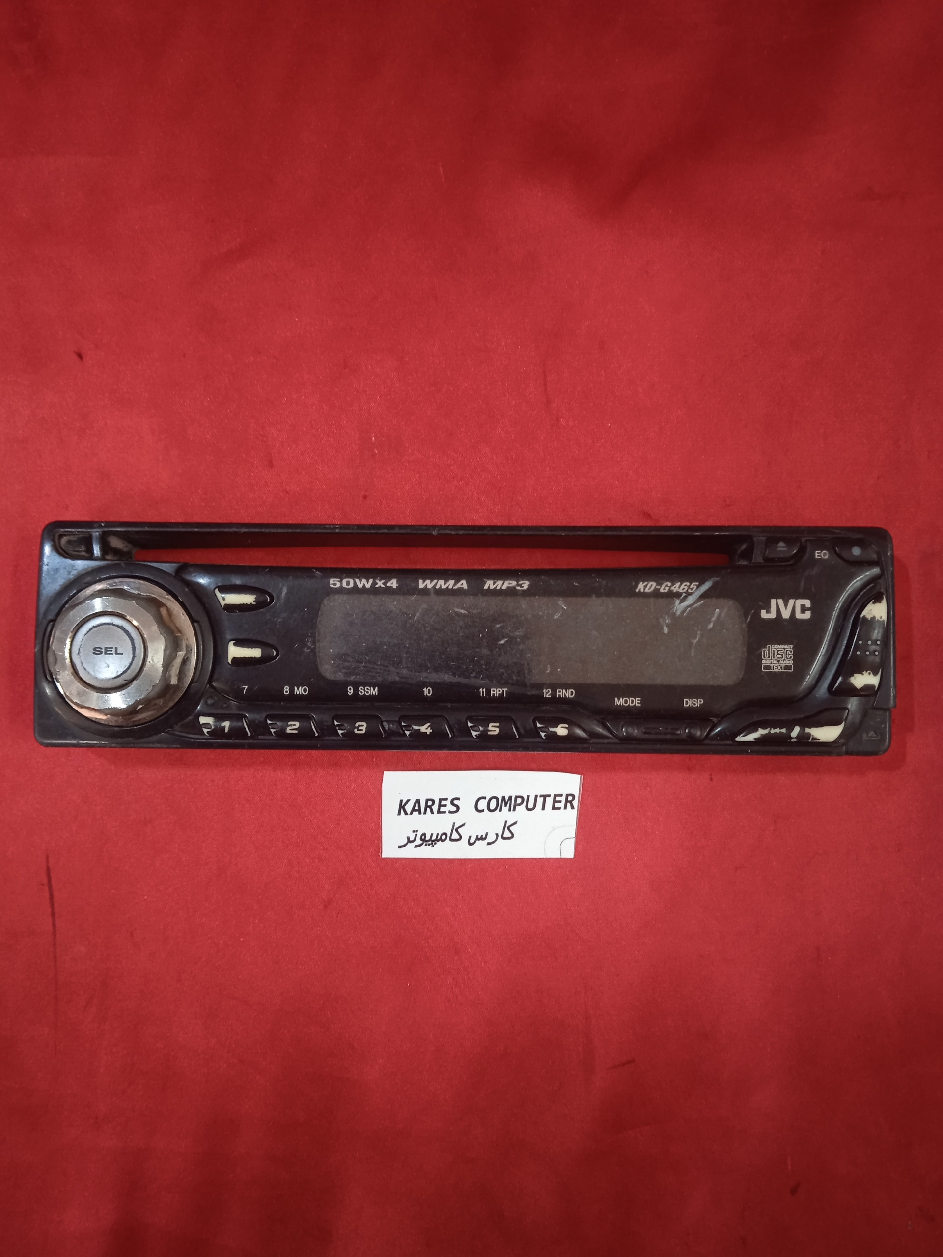 پنل ضبط ماشین jvc kdj465 sk10