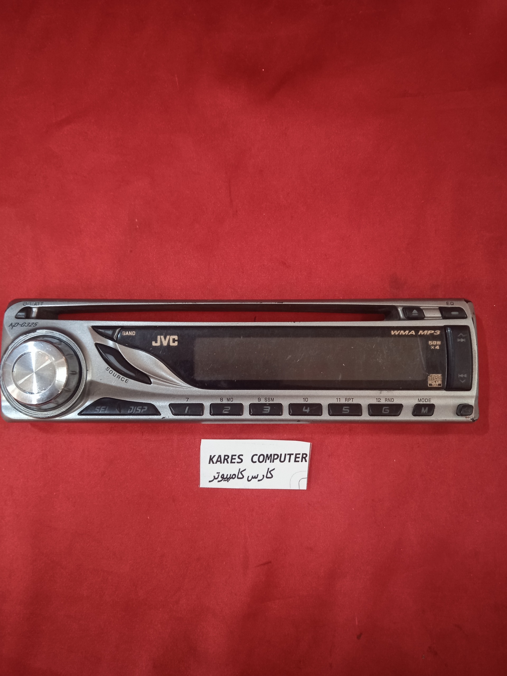 پنل ضبط ماشین jvc kdj325sk11