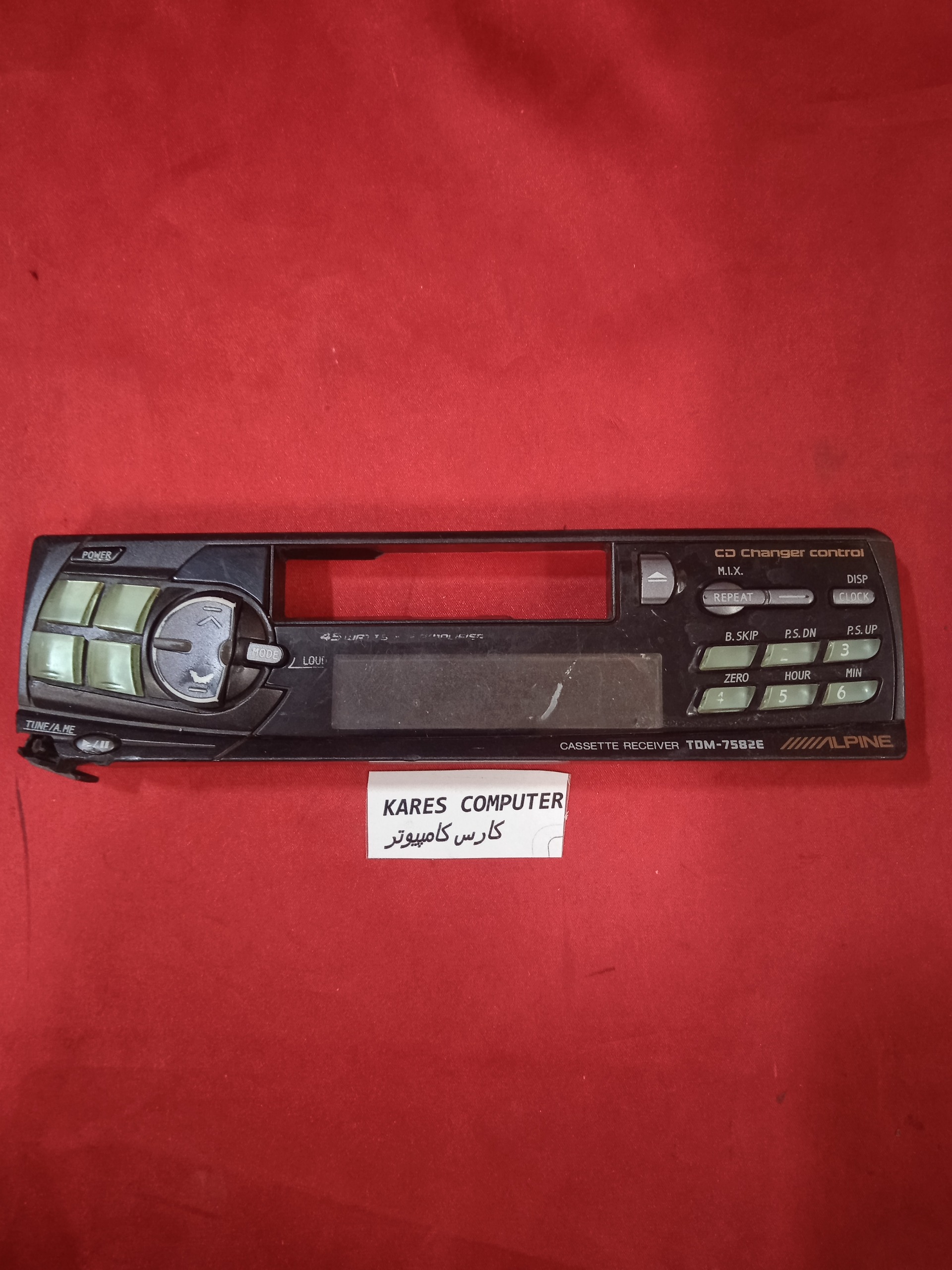 پنل ضبط ماشین alpine tdm7582e sk16