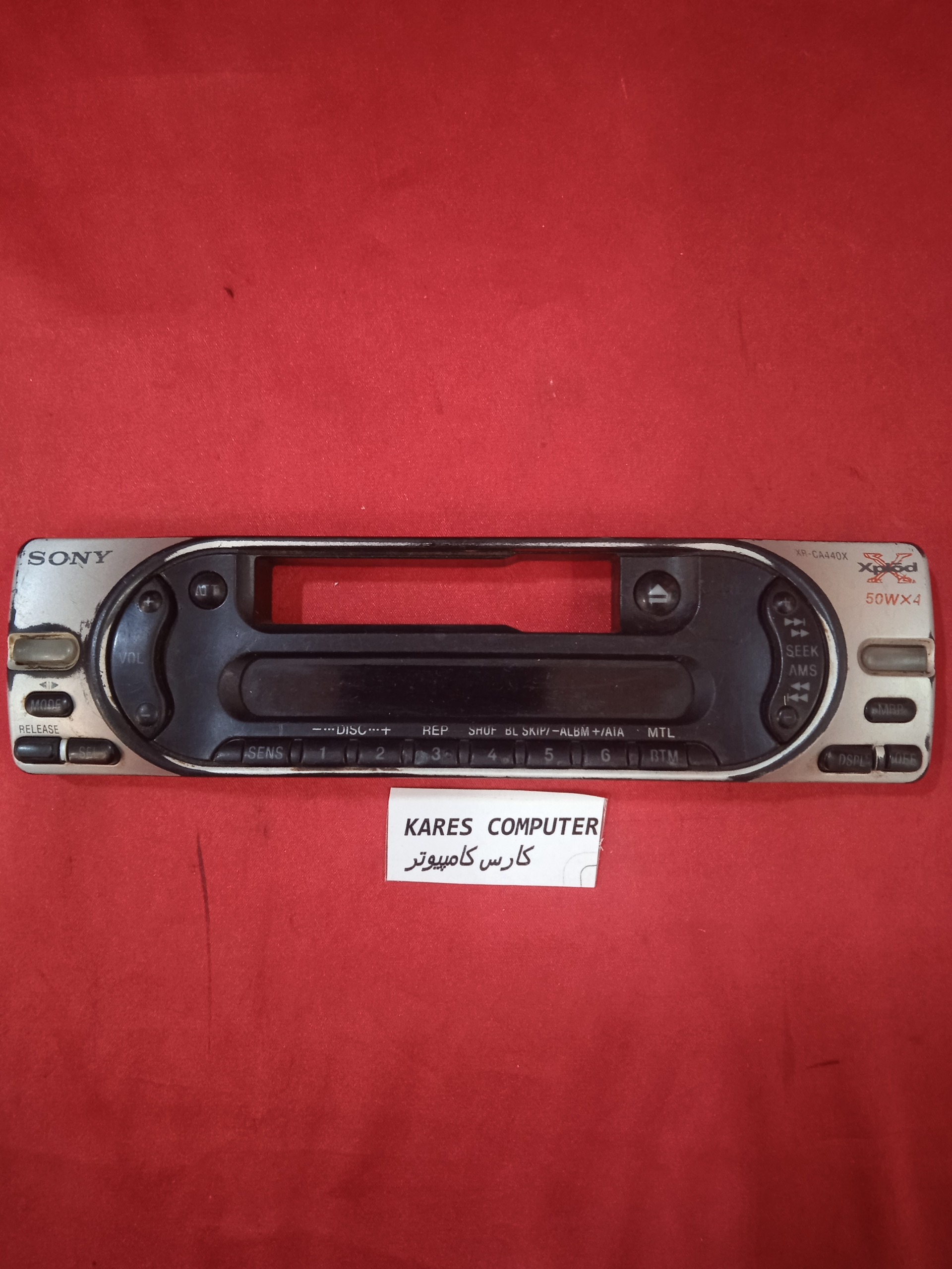 پنل ضبط ماشین sony  xrca440x   sk27