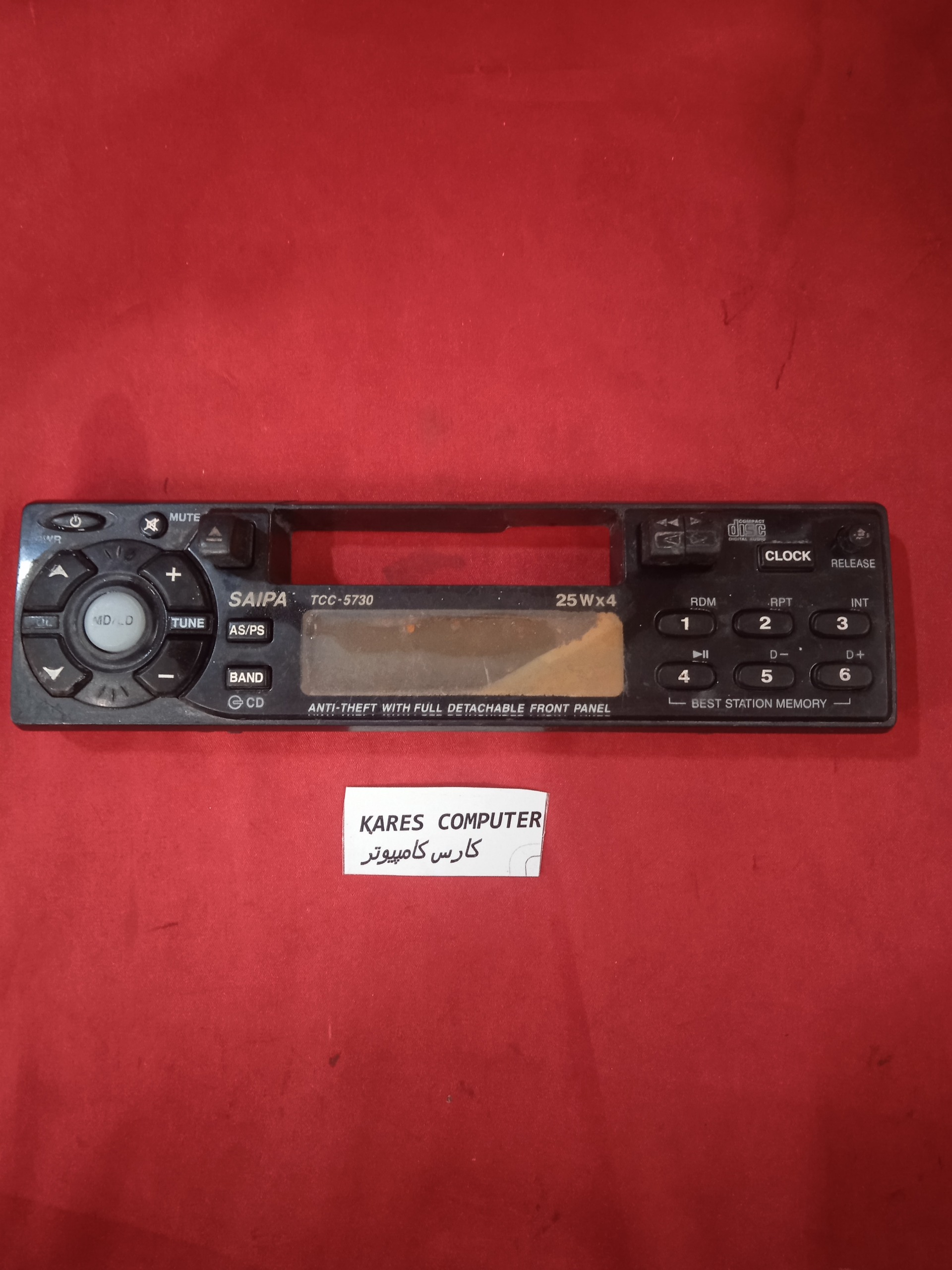 پنل ضبط ماشین saipa  tcc 5730  sk38