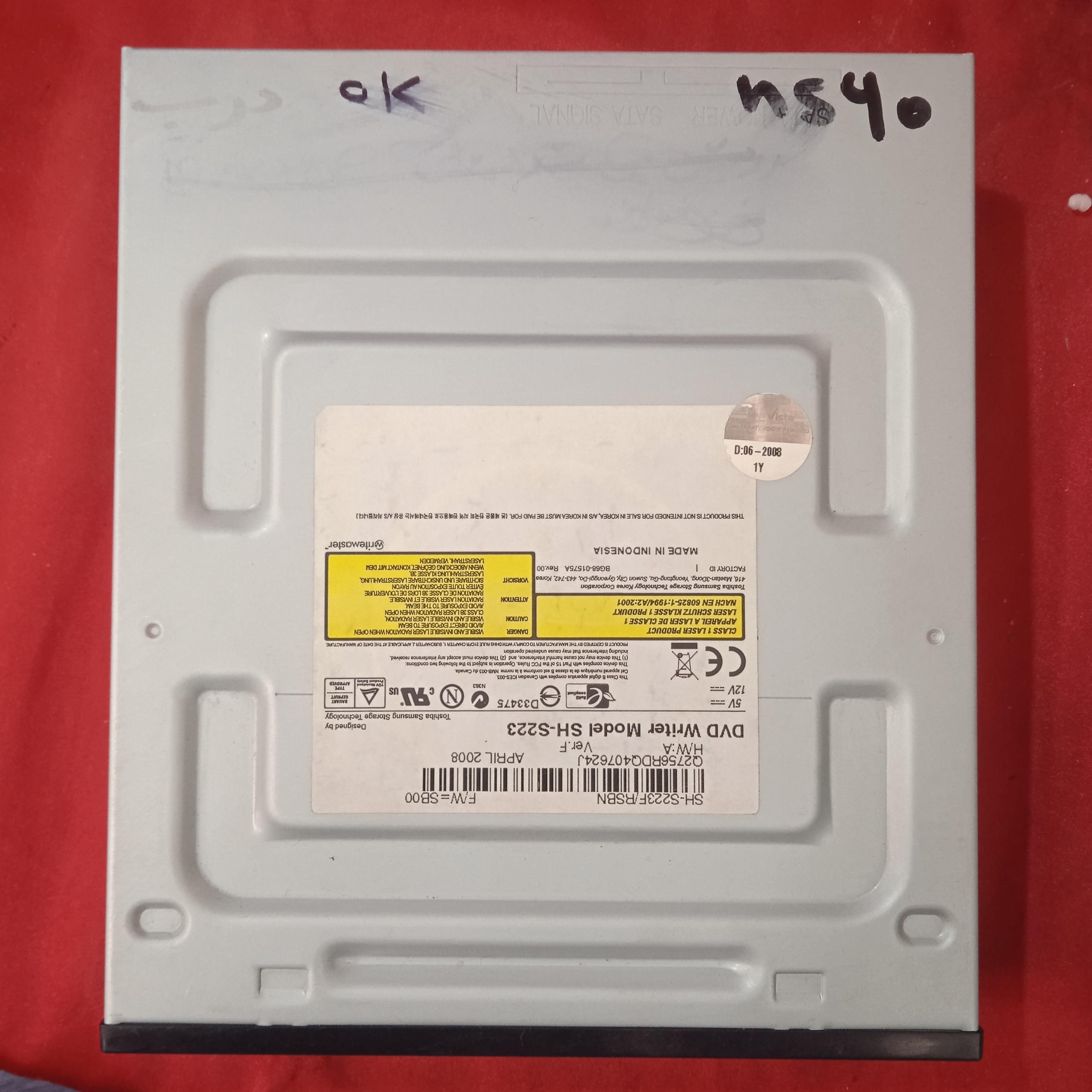 درایو نوری اینترنال samsung ns60