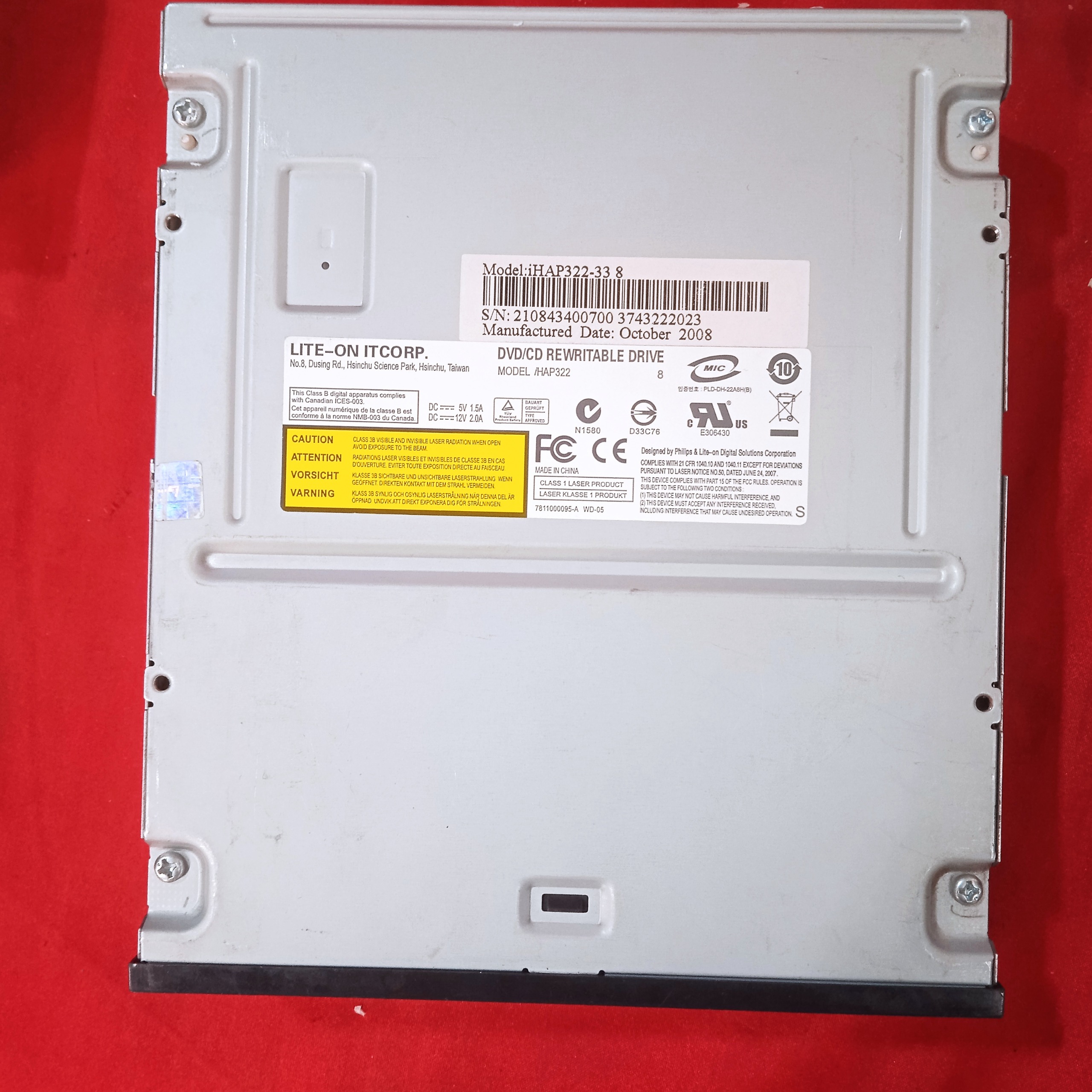 درایونوری اینترنال Liteon ns58