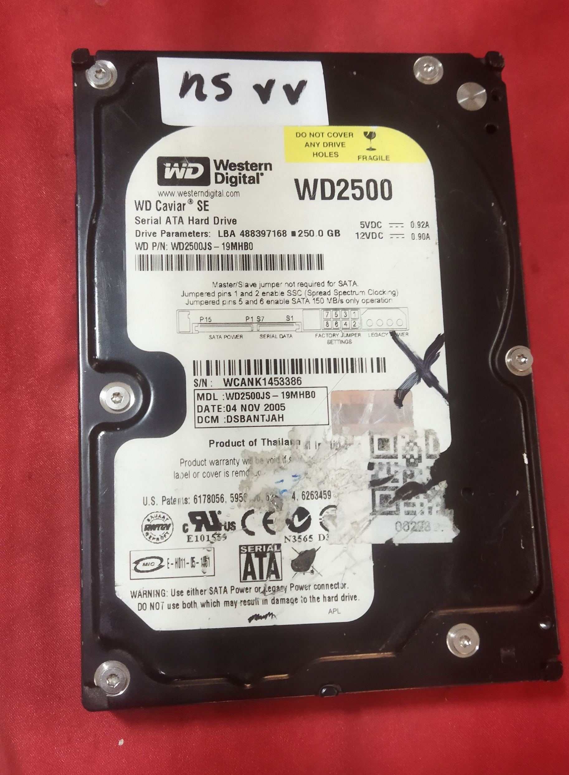 هارد کامپیوتر ns77 western Digital