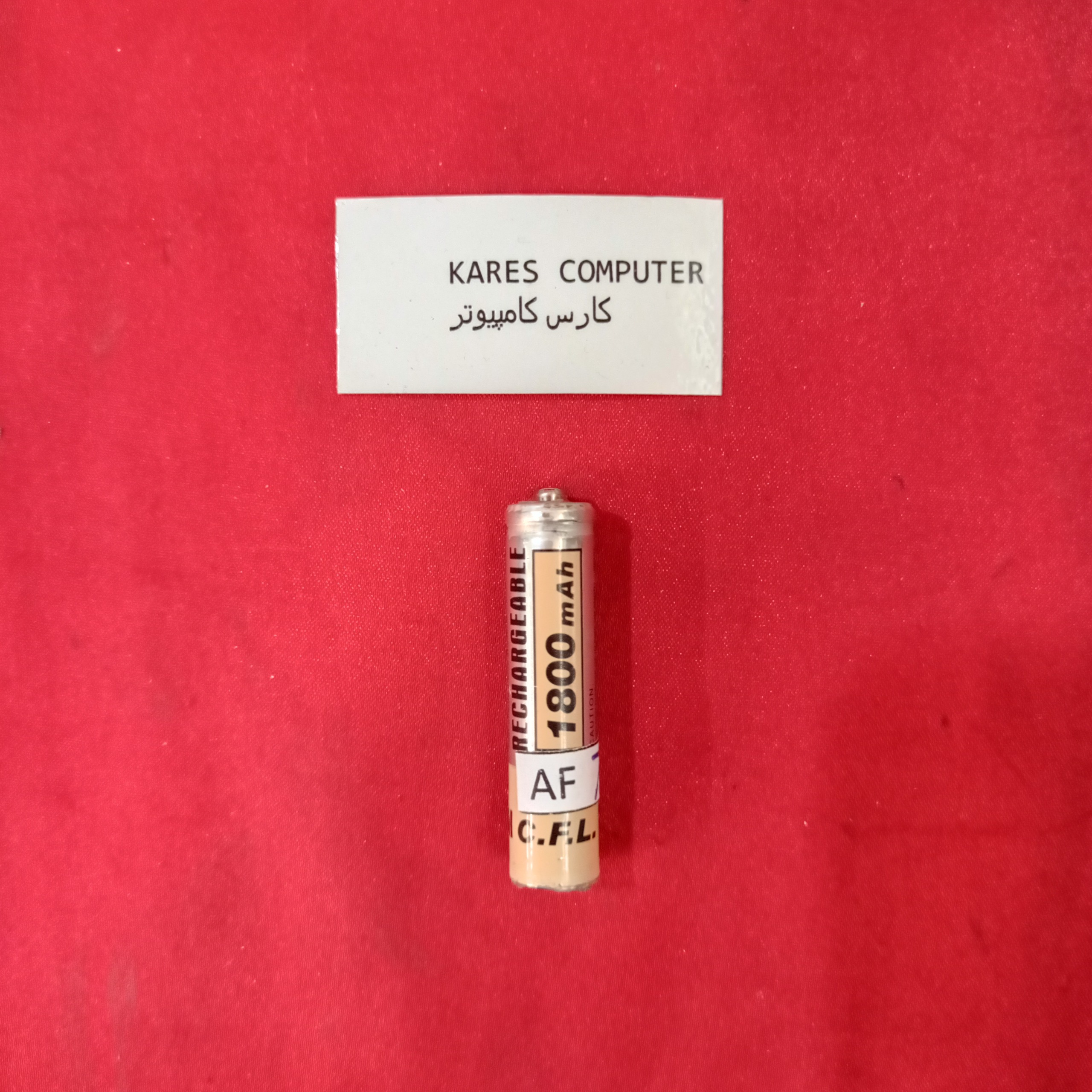 باتری شارژ RECHRGEABLE C.F.L 1800 mAh af71