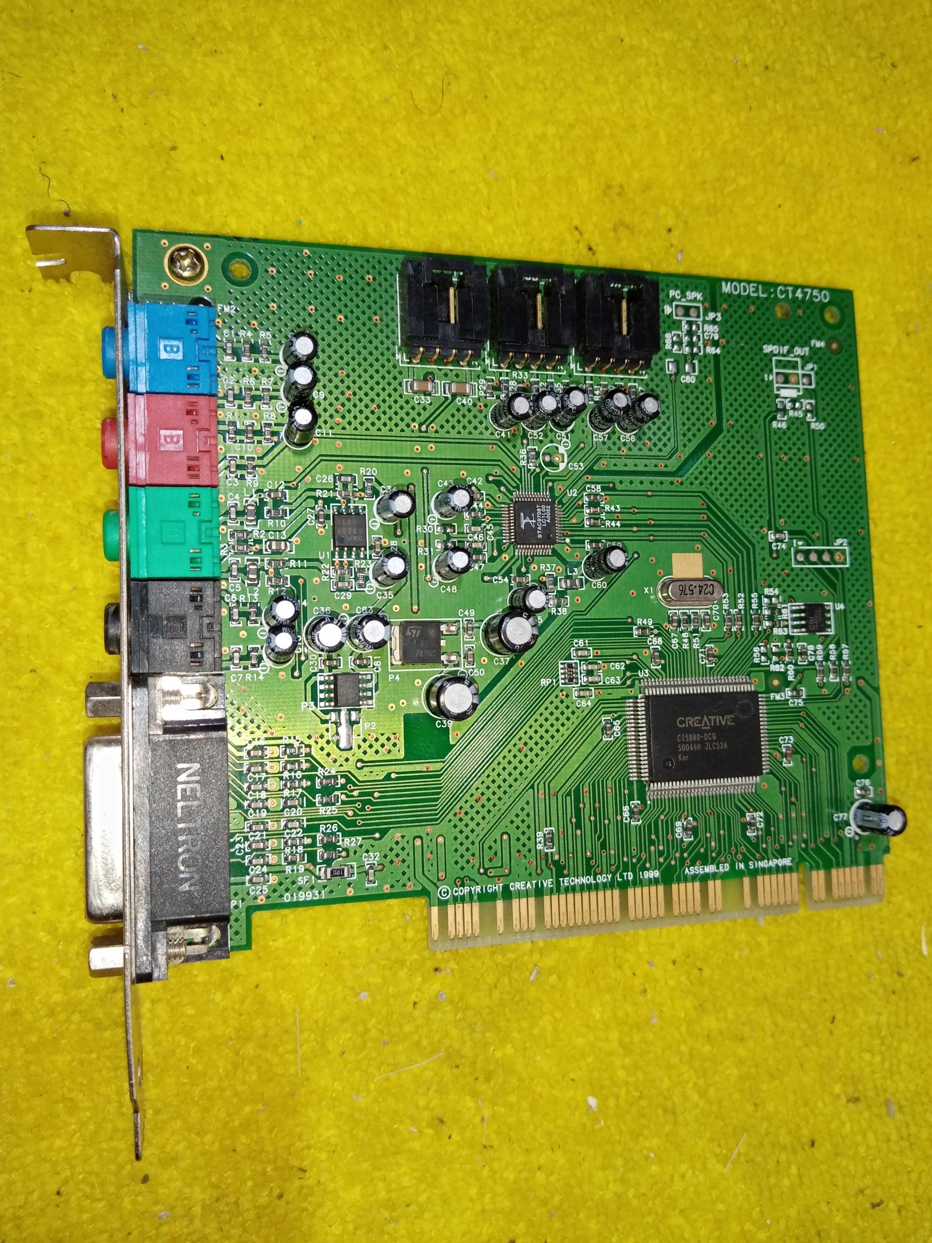 hn112 کارت صدا creative مدل ct4750