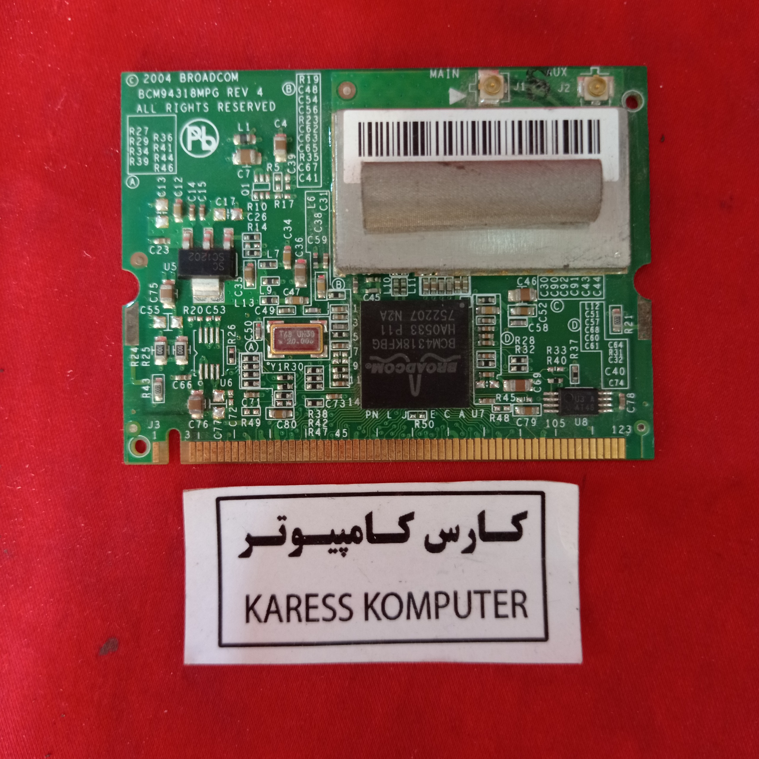 کارت وایرلس لپ تاپ DROADCOM BCM4318KFBG af907