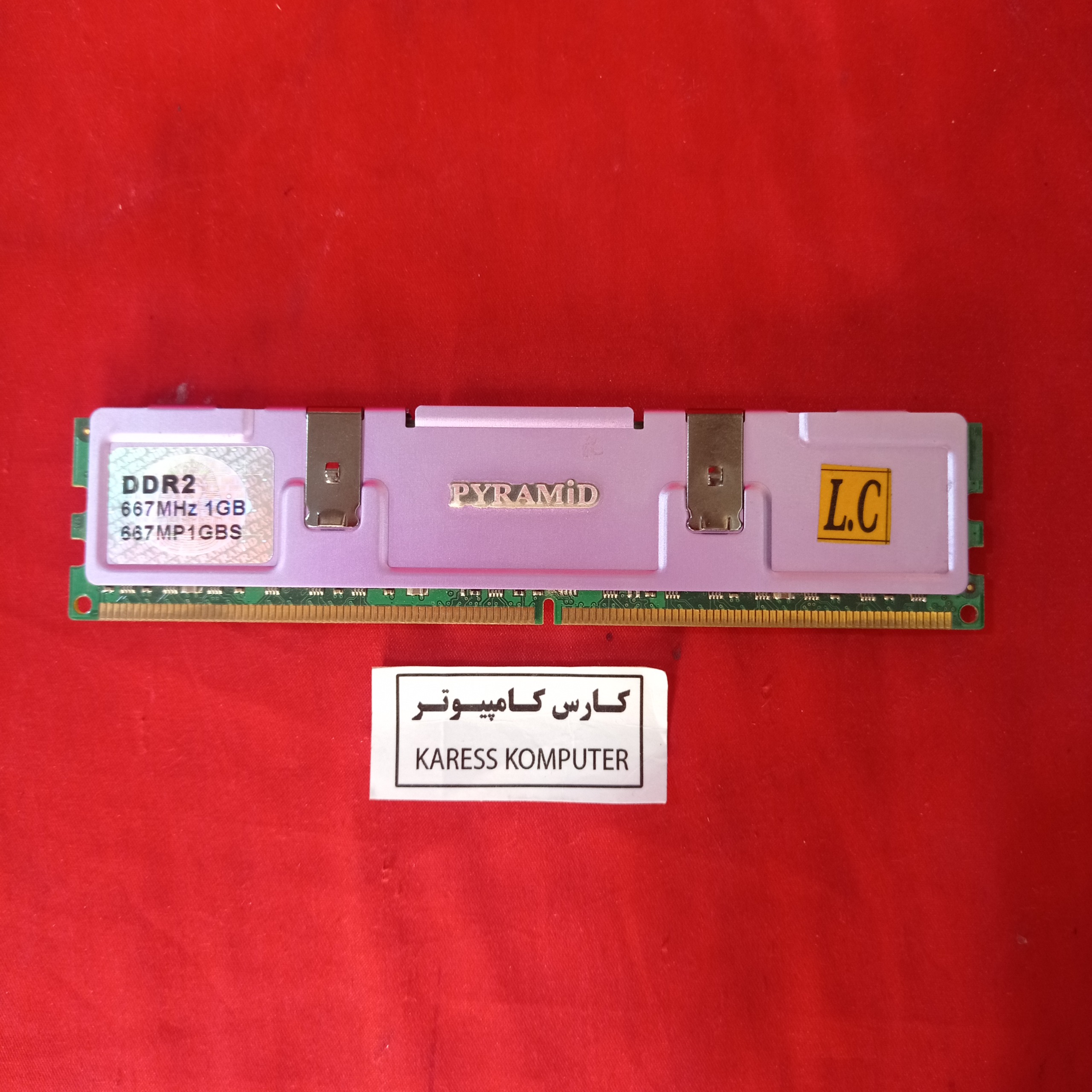 رم کامپیوتر PYRAMID DDR2 1gb  L.C af1034