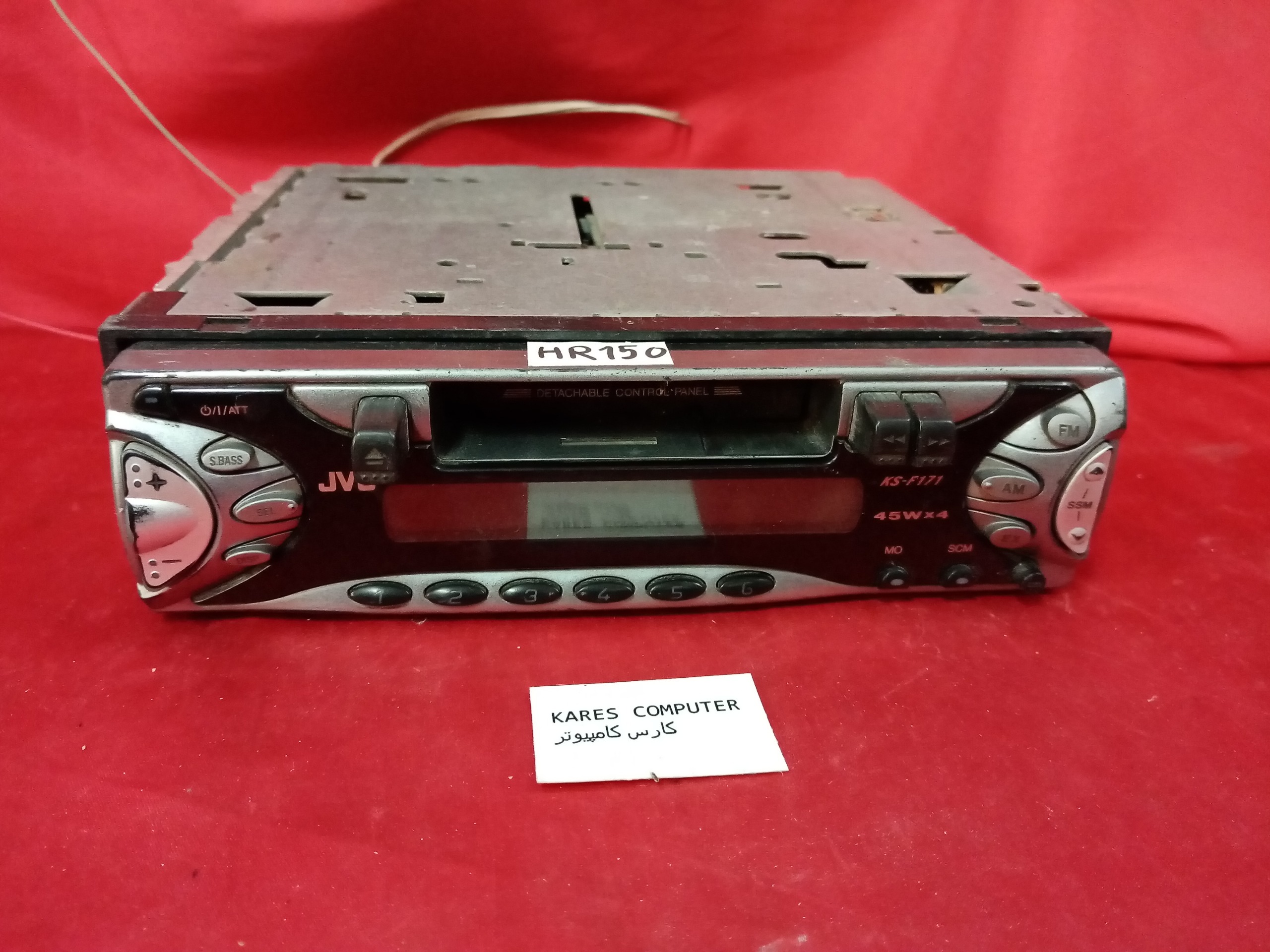 hr150 ضبط ماشین jvc مدل ks-f171