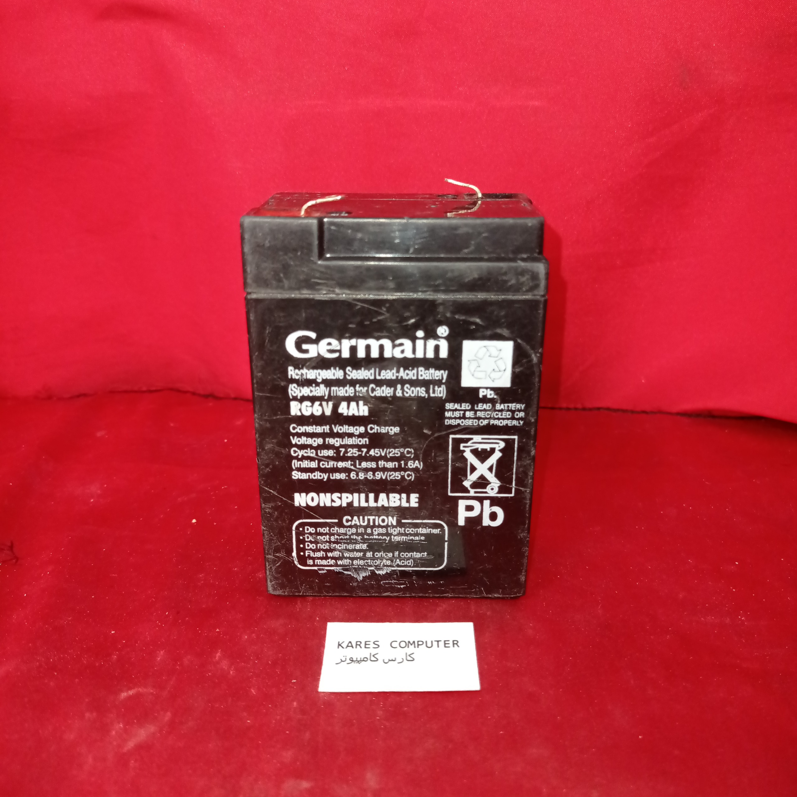 باتری شارژی سیلد Germain RG6V 4Ah af1162