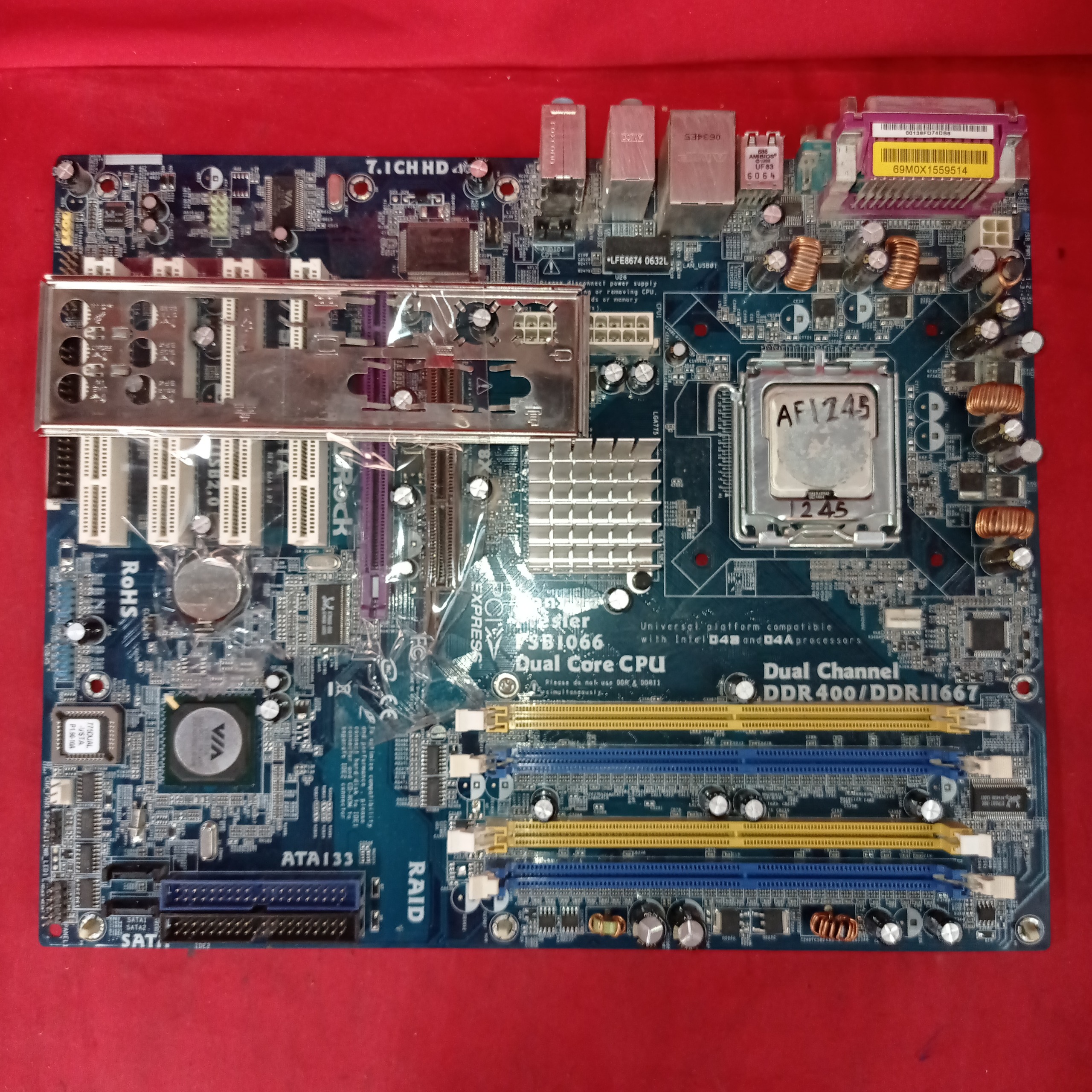 مادر برد کامپیوتر ASROCK 775Dua I.VSTA af1245