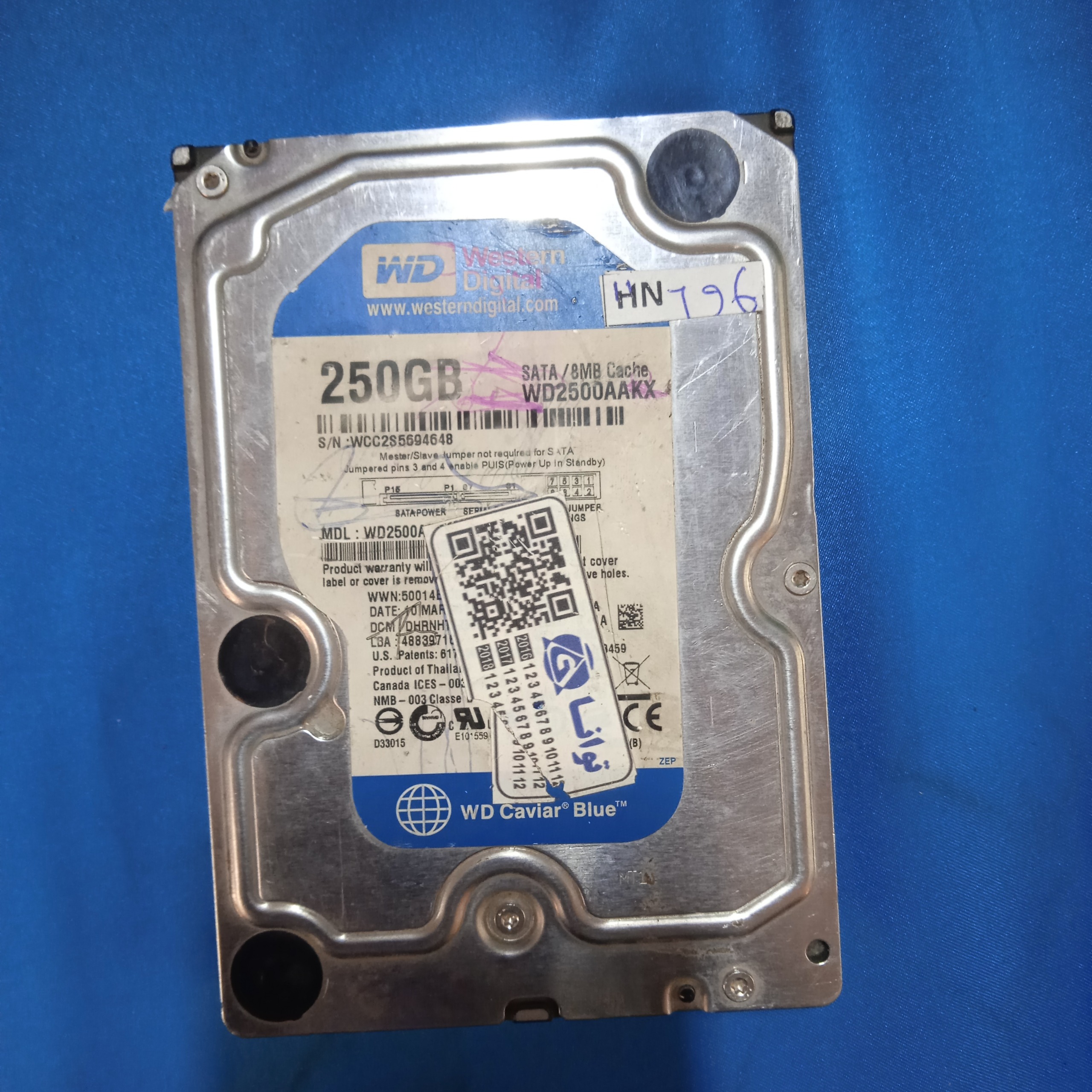 هارد کامپیوتر hn196 western digital 250gb
