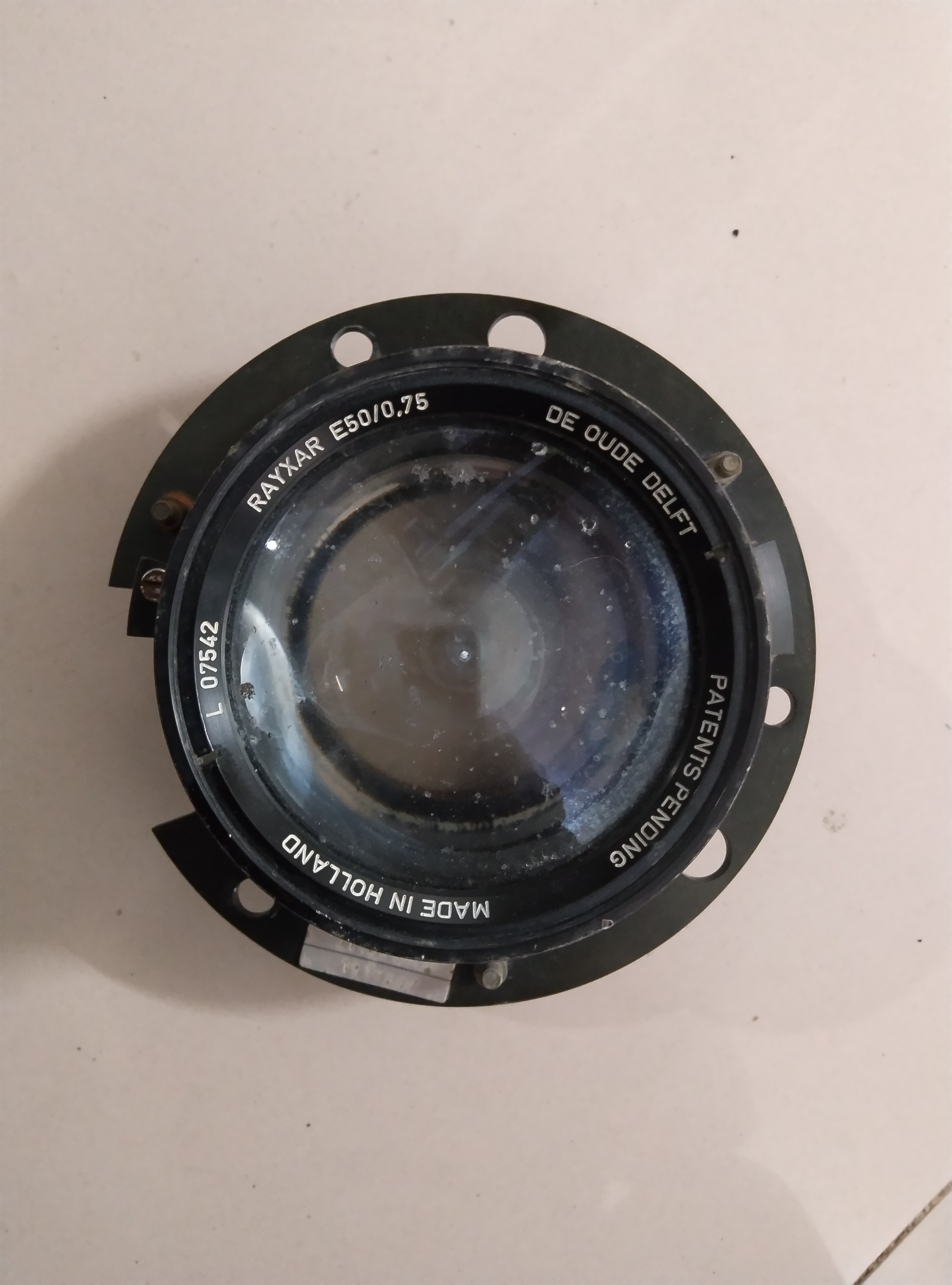 لنز دوربین RAYXAR E50/075 L 07542 DE OUDE DELFT