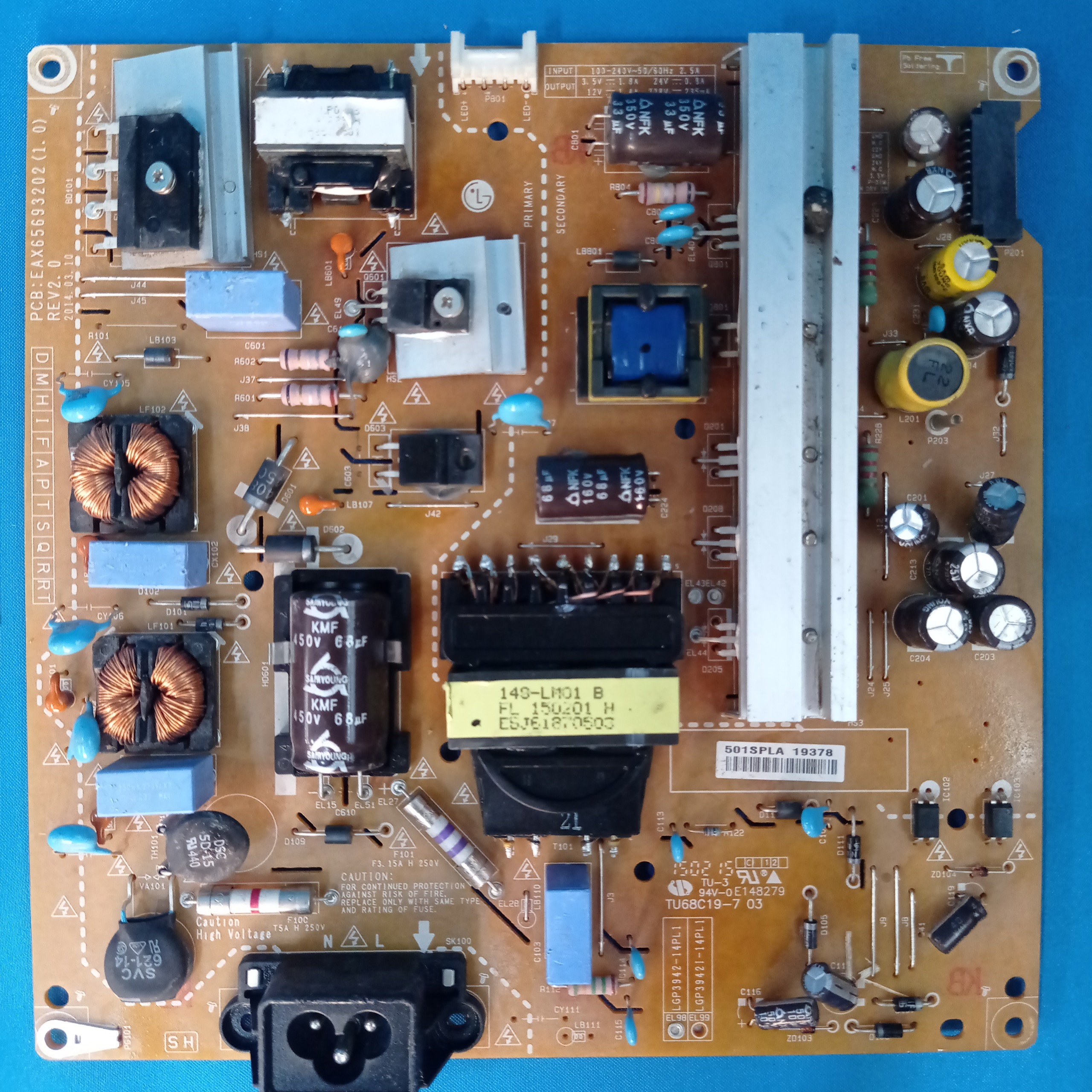 برد پاور LG EAX65693202(1.0) LGP3942-14PL1