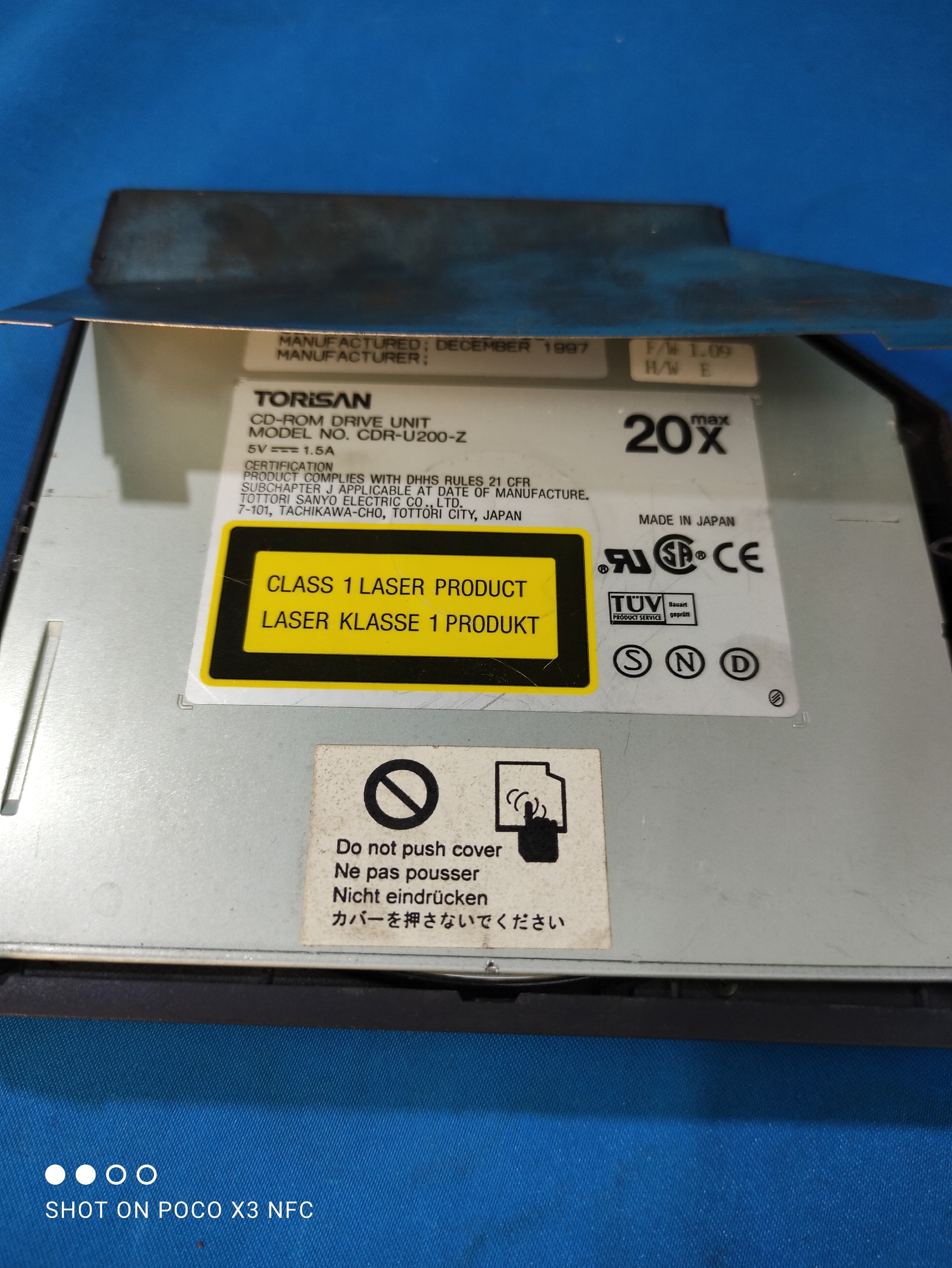 TORISAN CDR-U200-Z KARES 337 درایور نوری لپ تاپ