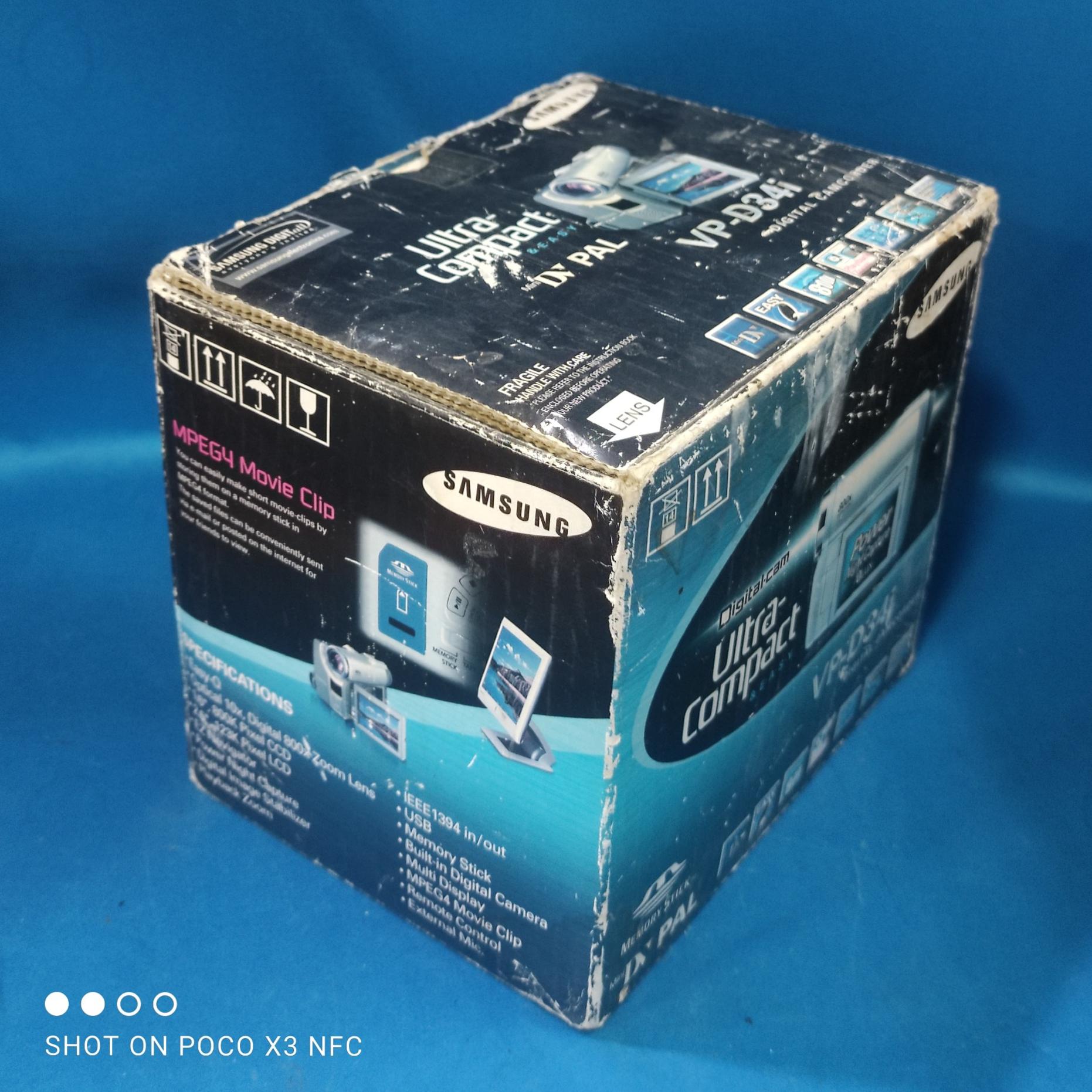 SAMSUNG VP-D34i KARES 481 کارتن دوربین فیلمبرداری