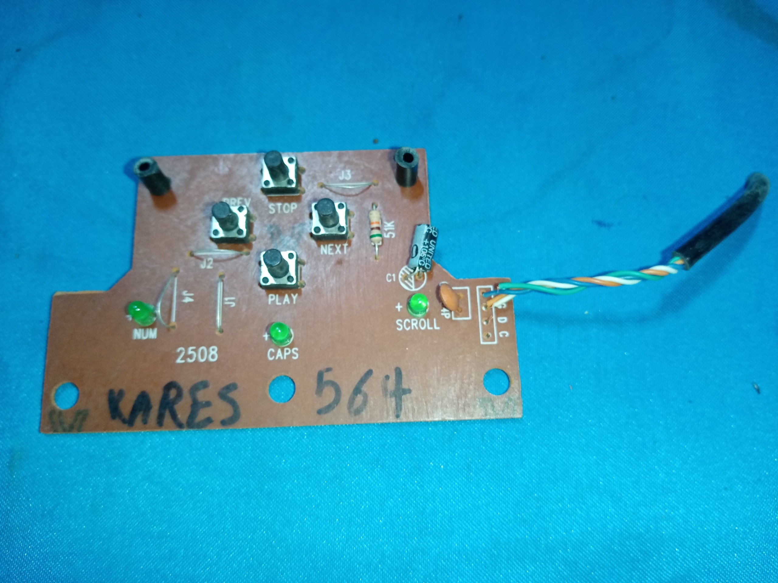 KARES564 بورد کیبورد کامپیوتر ersce  z1-nc897-a