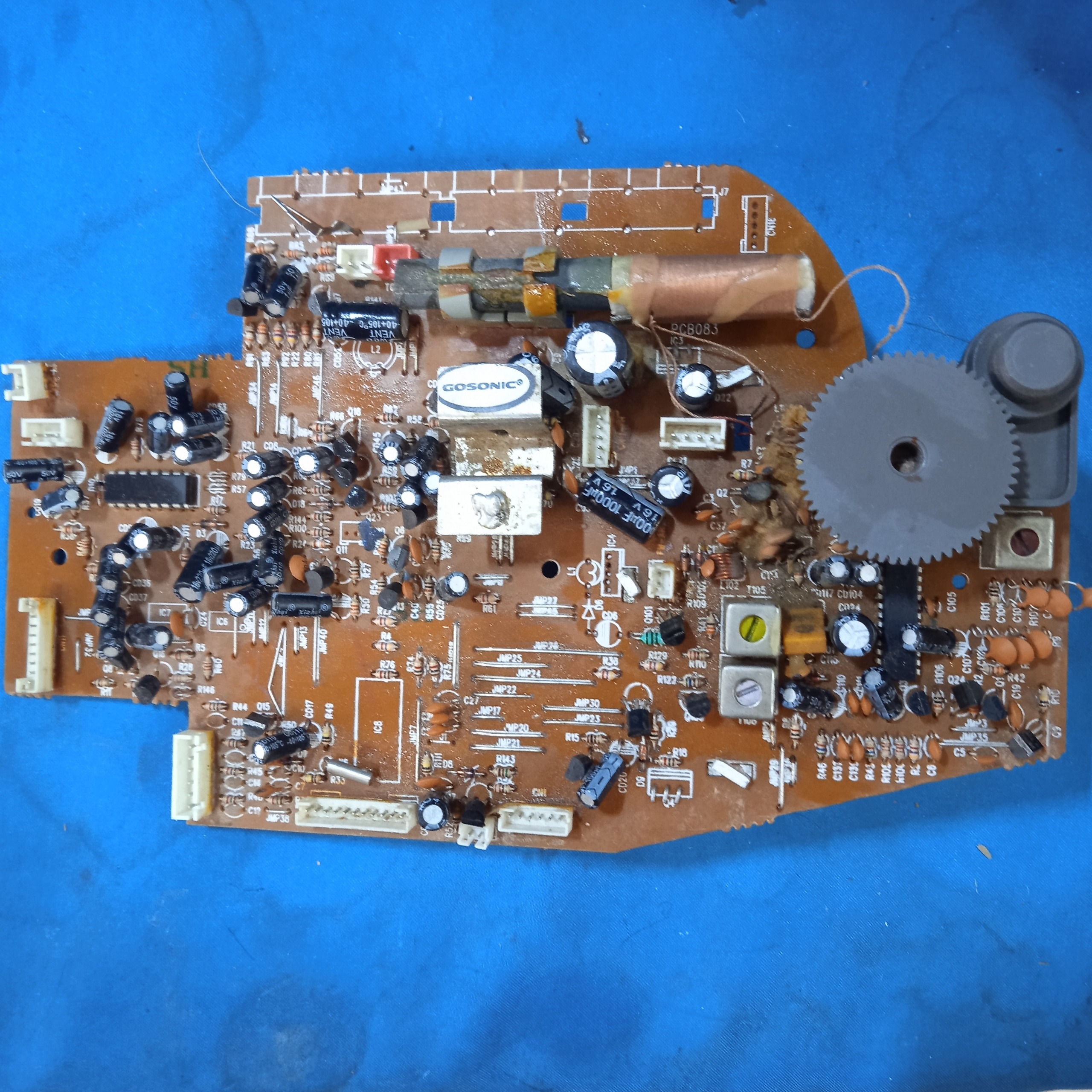 برد رادیو ضبط kares684 goldyip gl-3125 main pcb