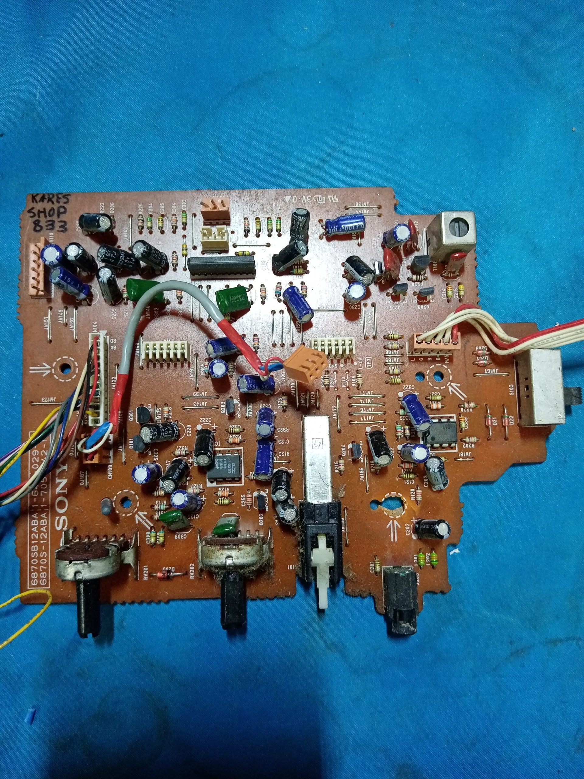 برد رادیو ضبط sony 6870sb12a 1-644-029-11