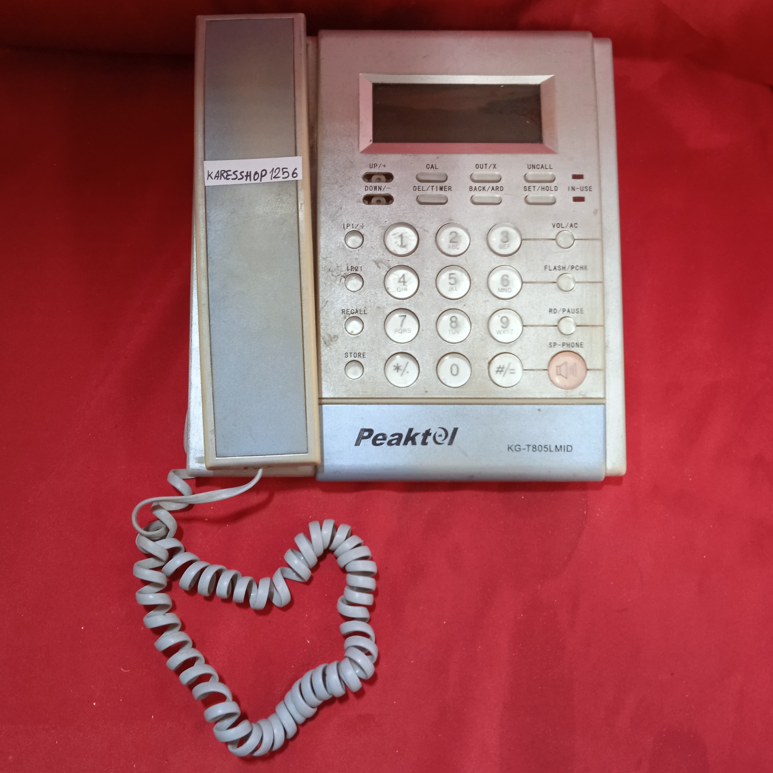 KARESSHOP 1256 تلفن peaktol kg-t805lmid