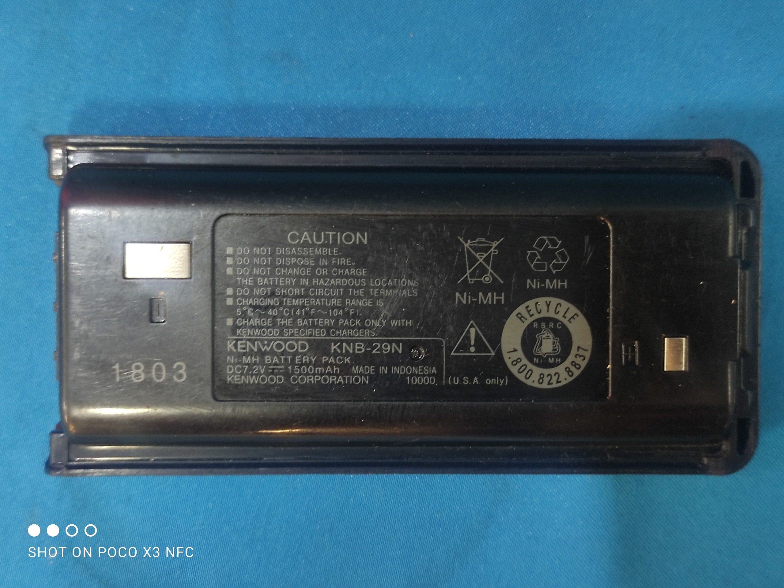 KENWOOD KNB-29N KARESSHOP 1157 باتری بیسیم