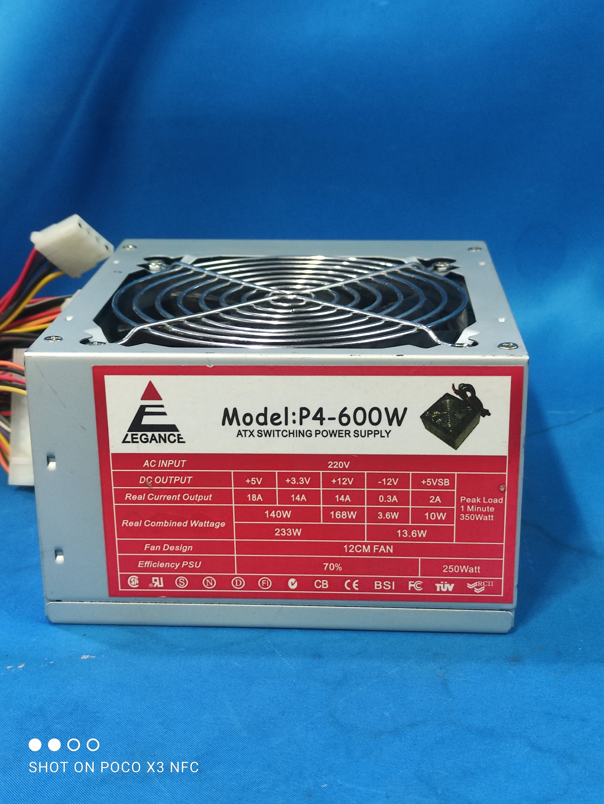 LEGANCE P4-600W KARESSHOP 1173 پاور کامپیوتر