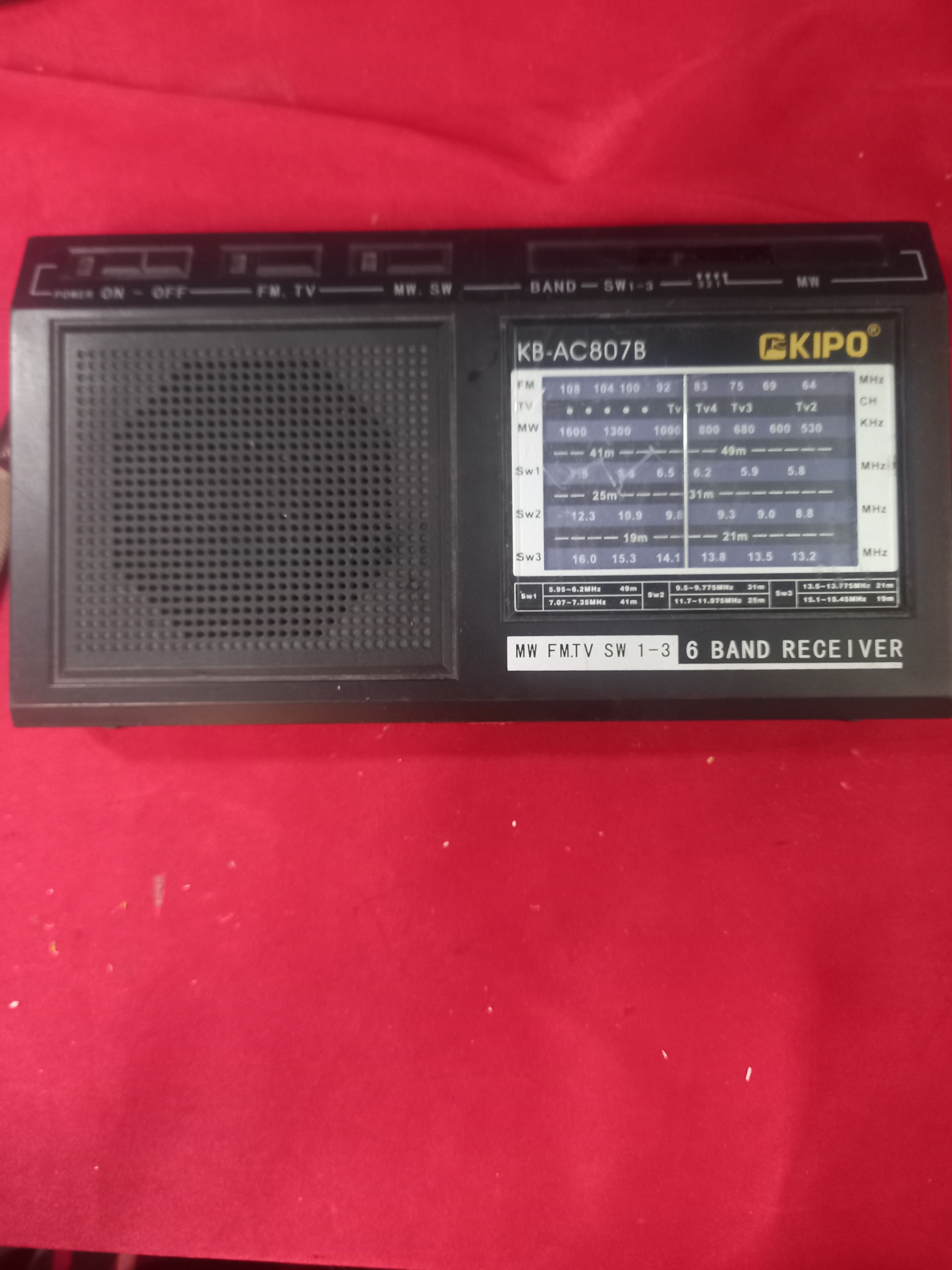 رادیو KIPO KB-AC807B kares 5089