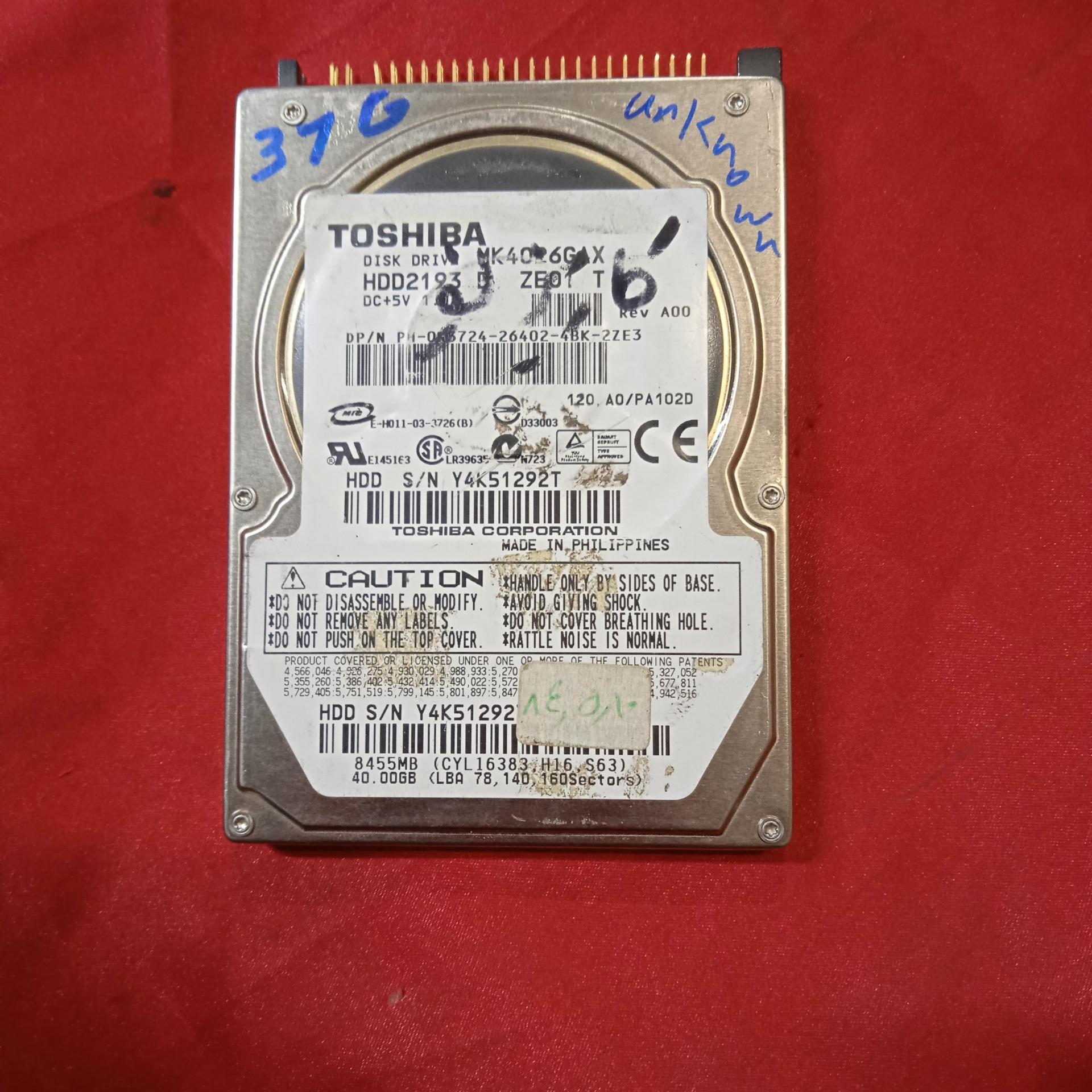 هارد لپ تاپ TOSHIBA 5437معیوب
