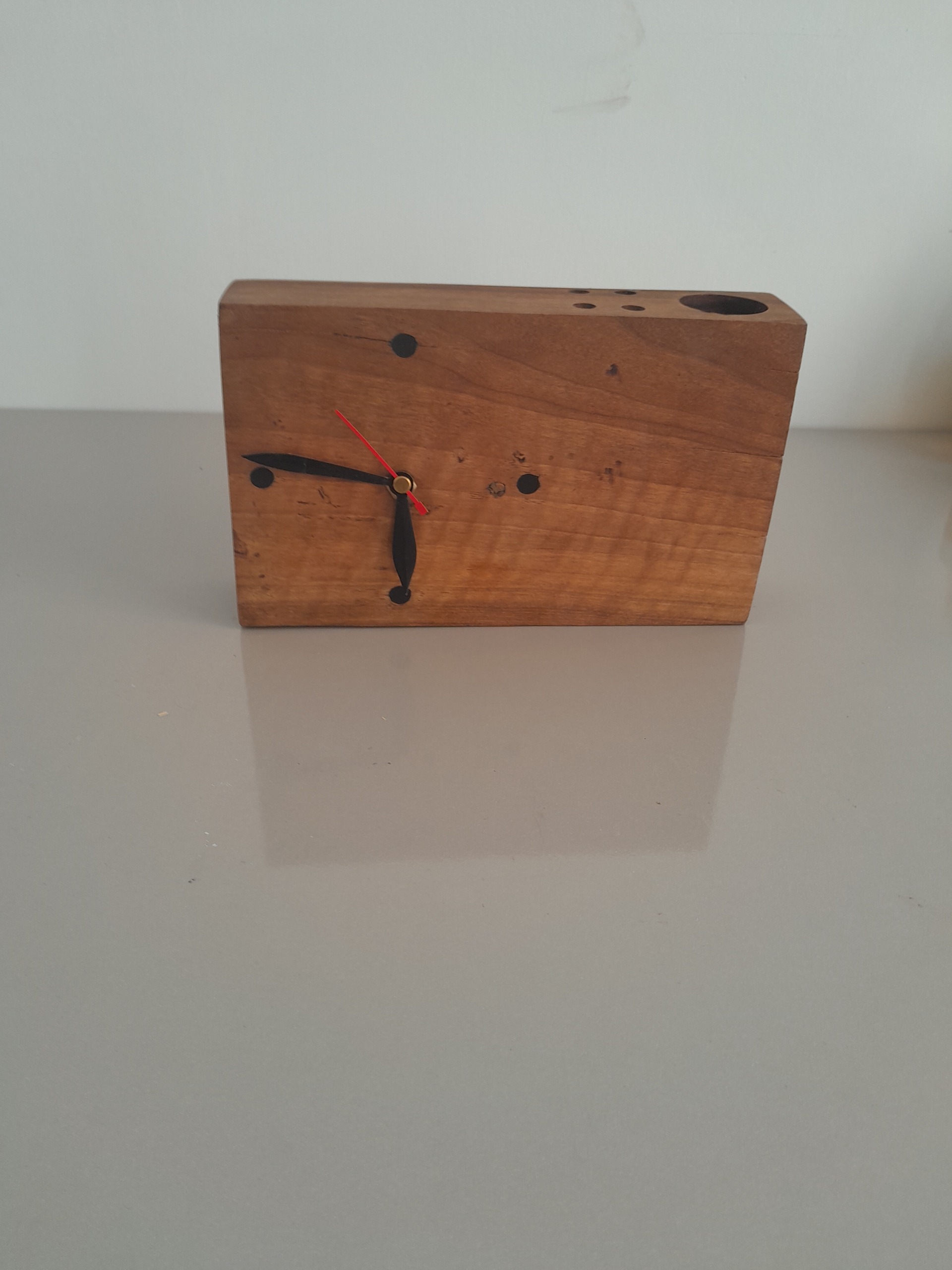 ساعت چوبی رومیزی 22/5×13/5