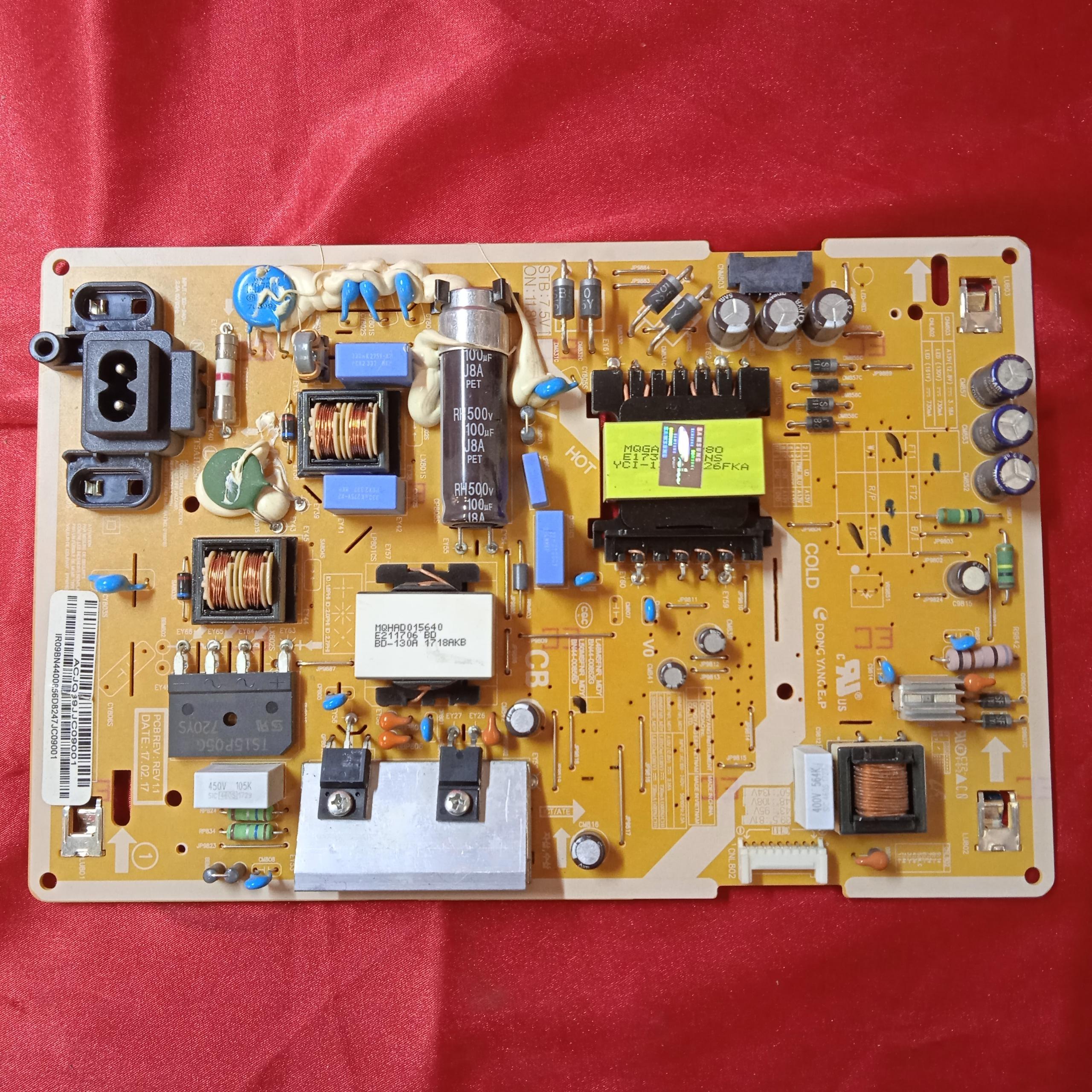 برد پاور samsung UA49M5860AKCHD کد DM266
