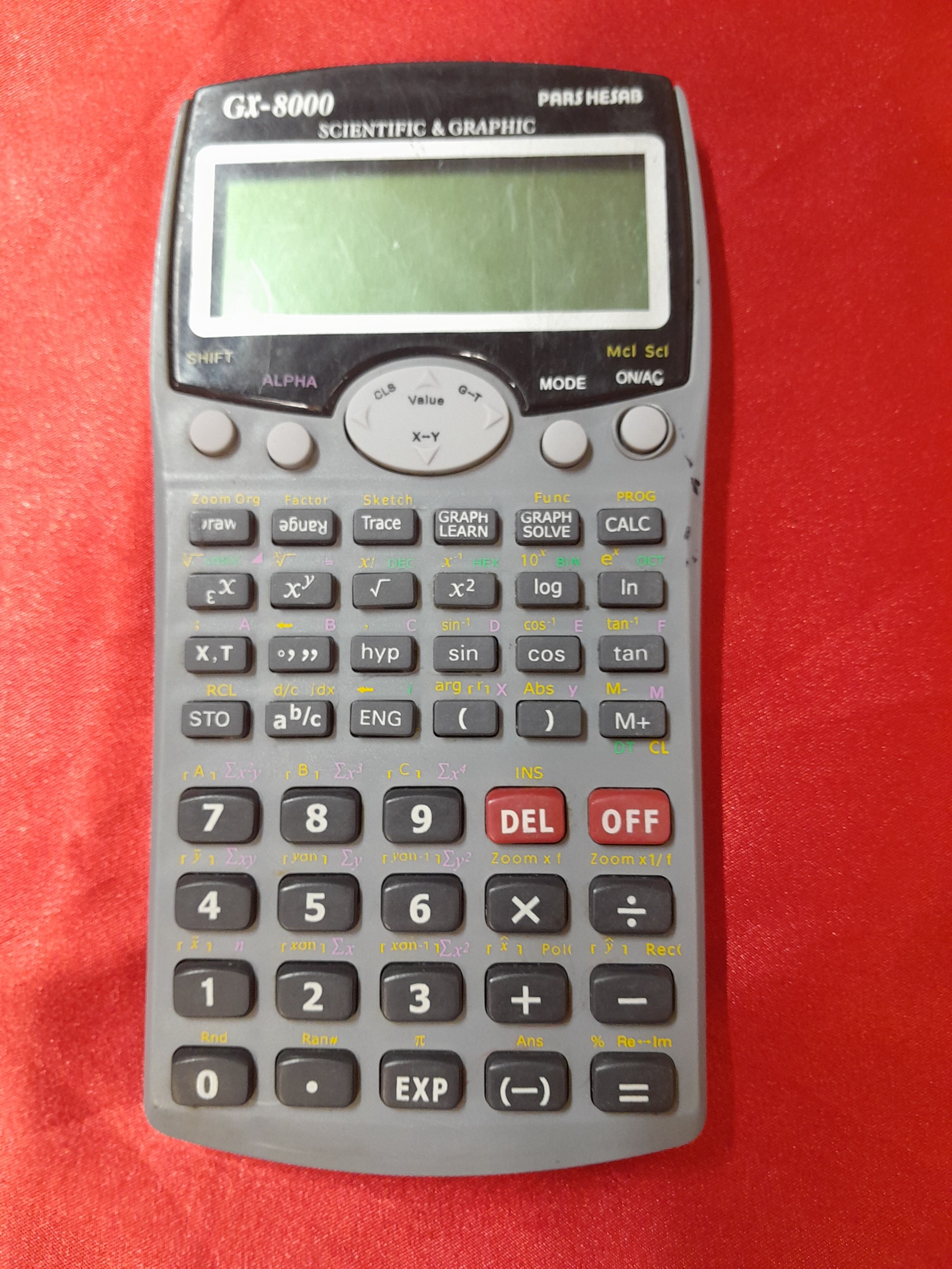 ماشین حساب PARSHESAB CX-8000 کدMA12