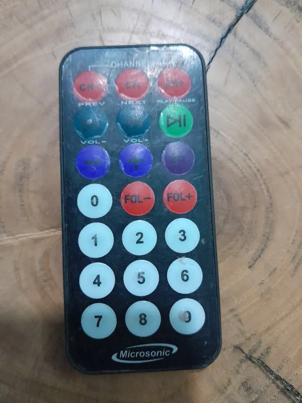 ریموت اف ام پلیر MICROSONIC کدMS636