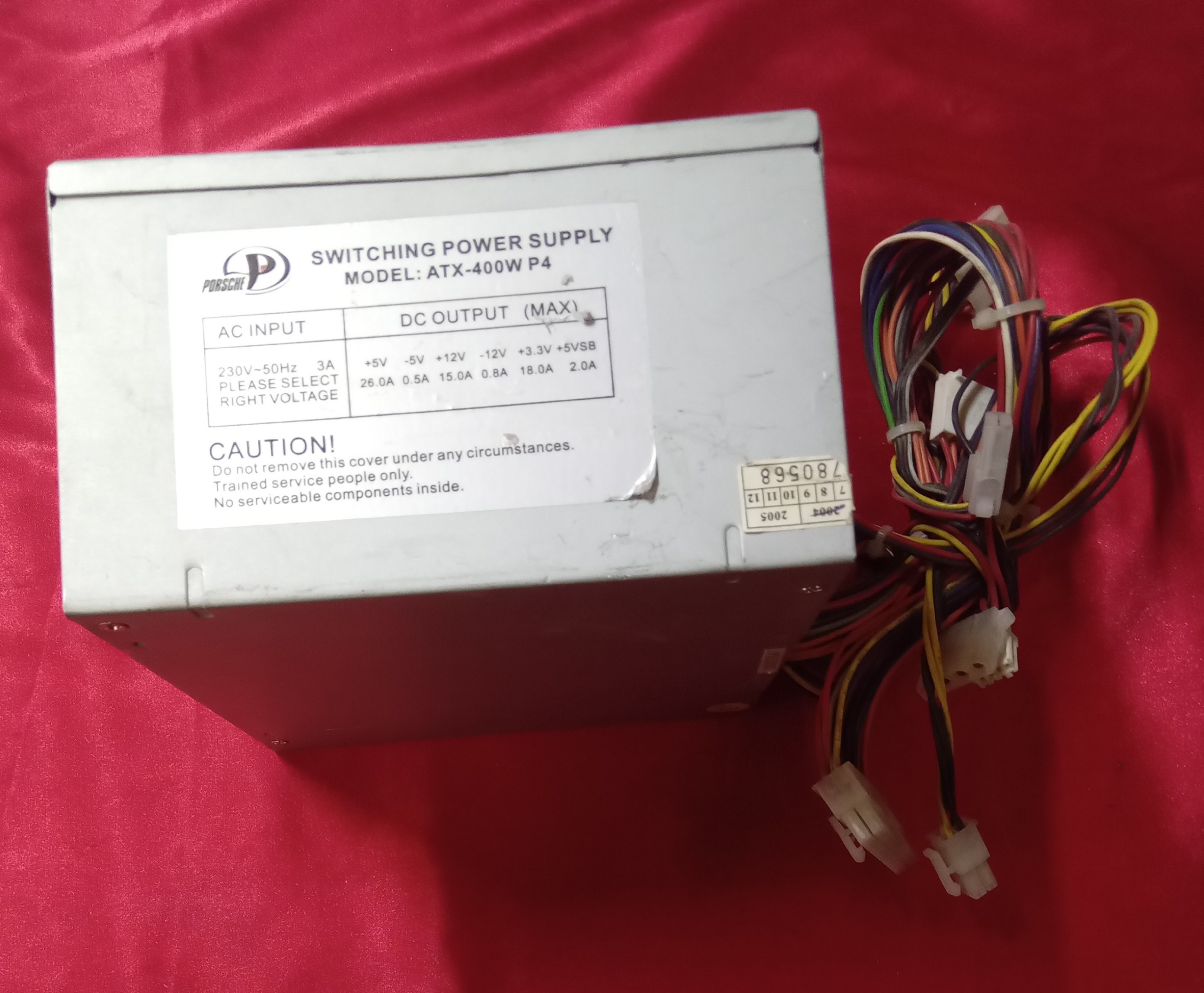 پاور کامپیوتر PORSCHE ATX-400W P4 کد MR57