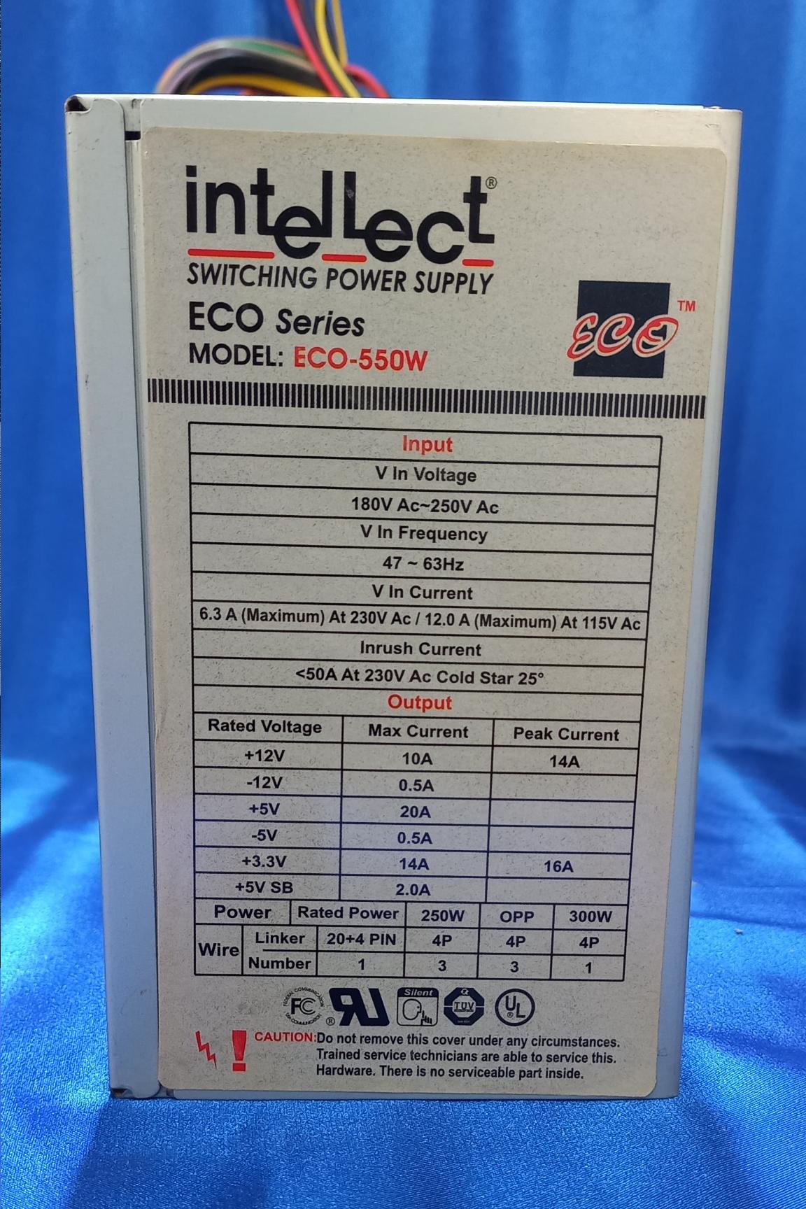 پاور کامپیوتر intellect ECO-550W کد mhm176
