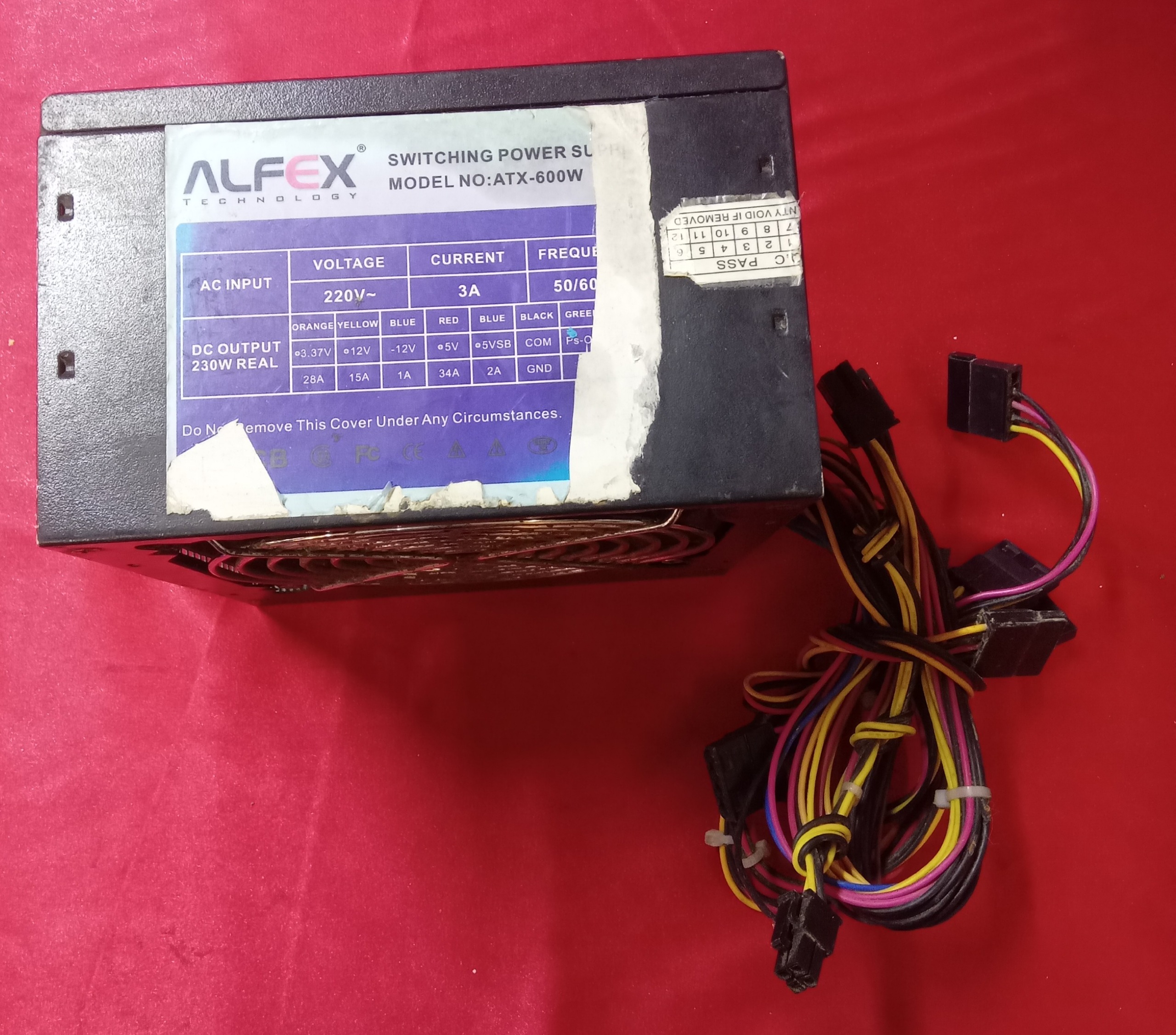 پاور کامپیوتر ALFEX ATX-600W