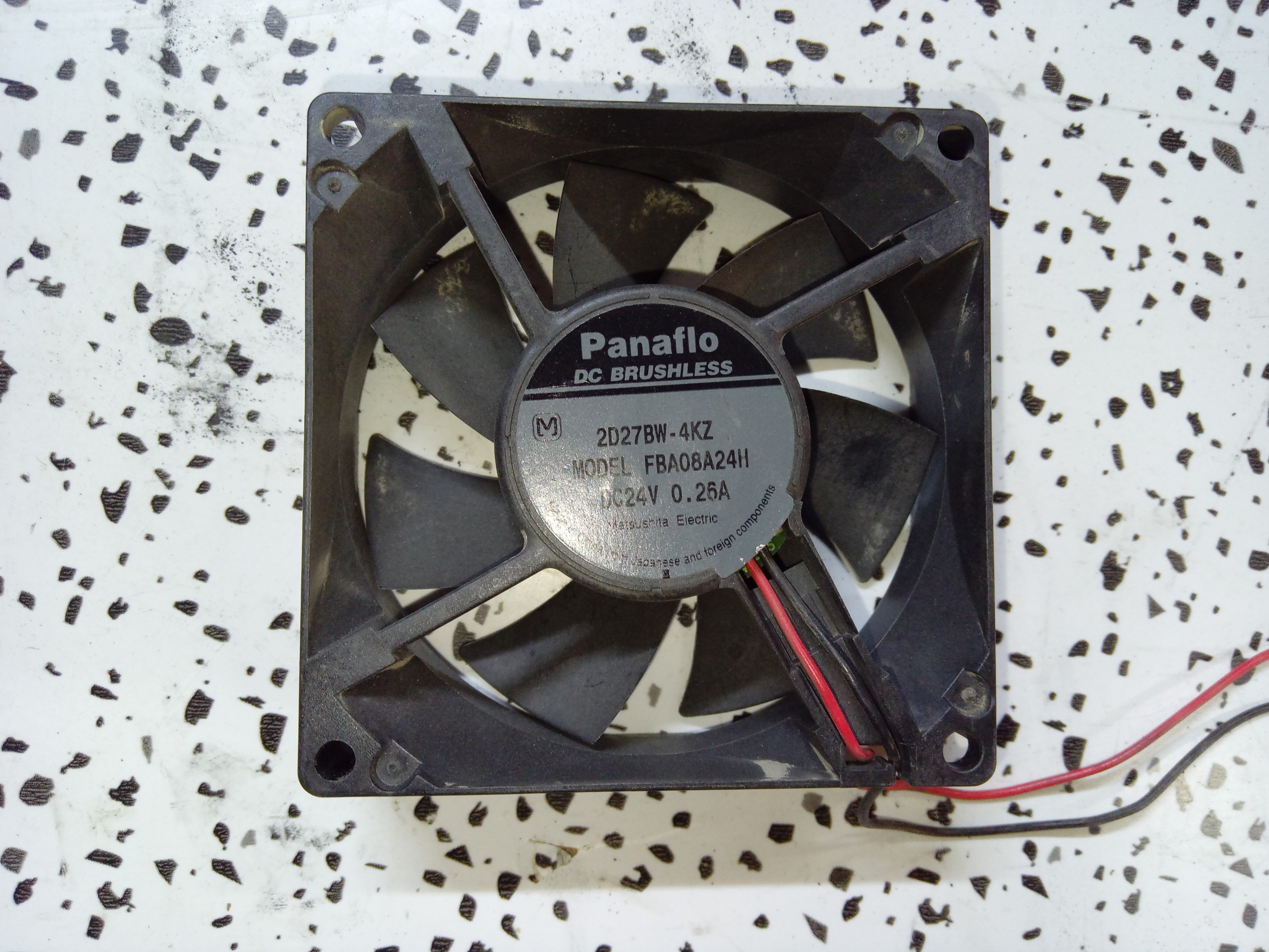 فن 8×8 سانت PANAFLIO DC BRUSHLESS FBA08A24H 24V