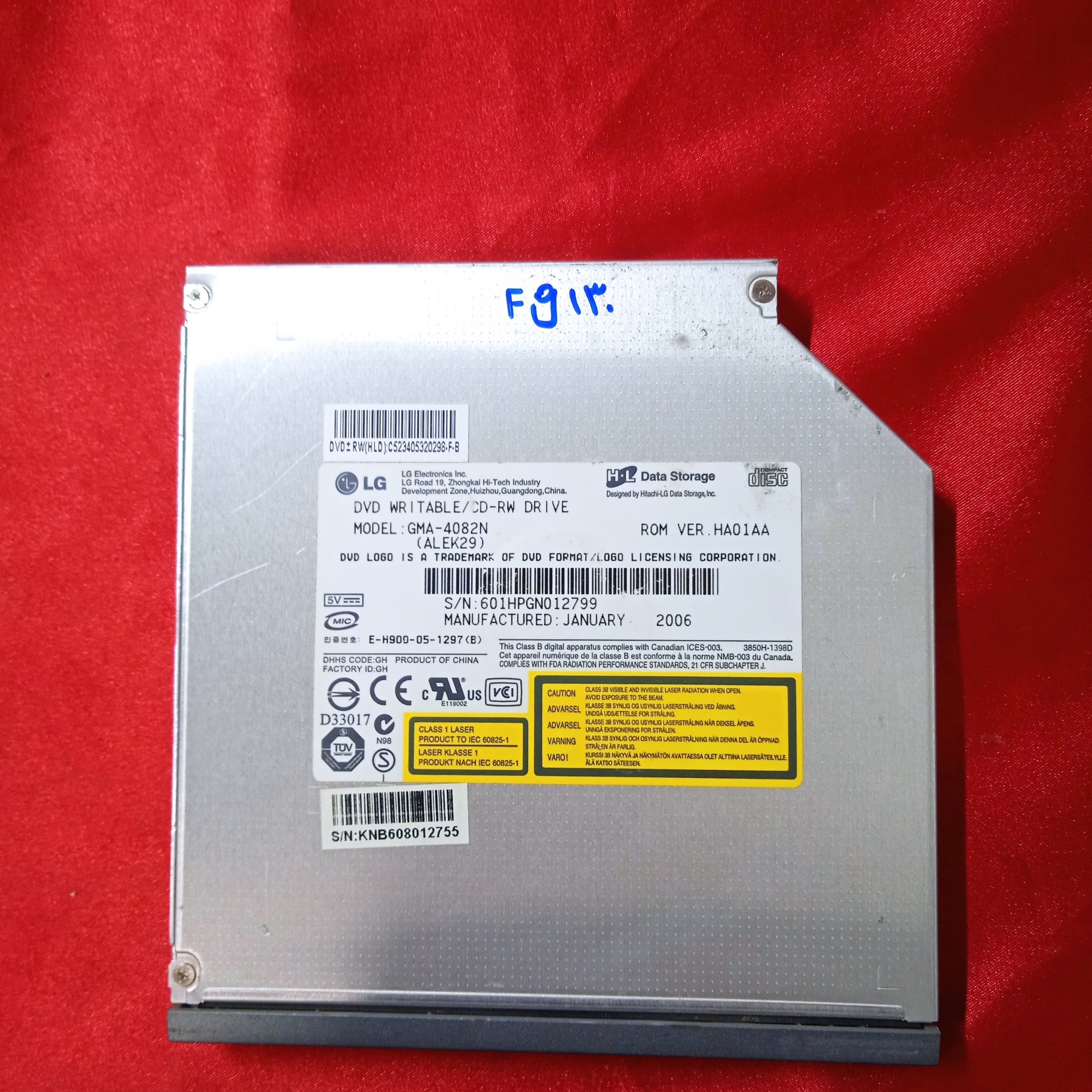 دی وی دی رایتر لپ تاپ fg130 LG GMA-4082N