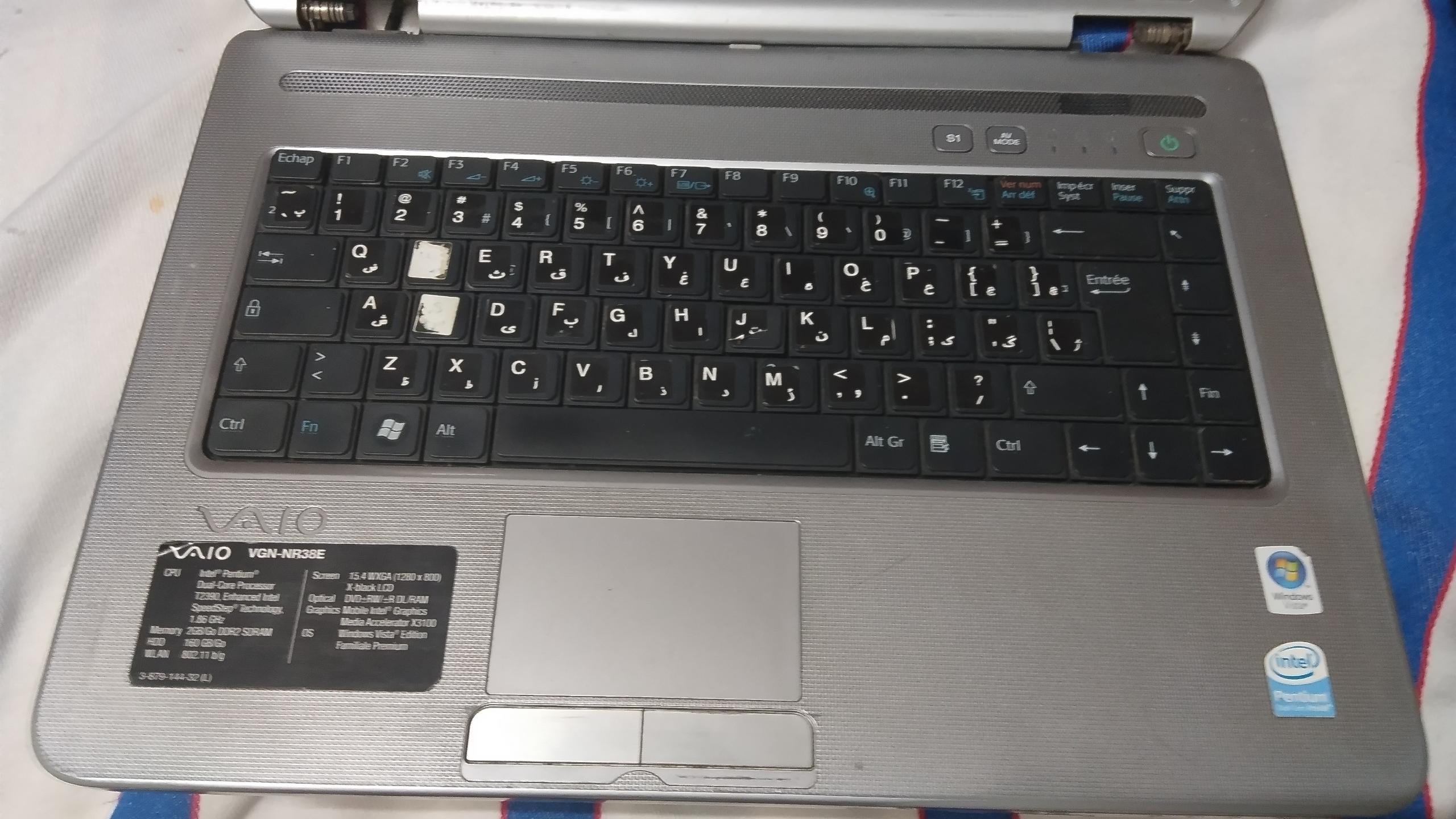 کیبورد لپ تاپ سونی sony vgn-NR38E