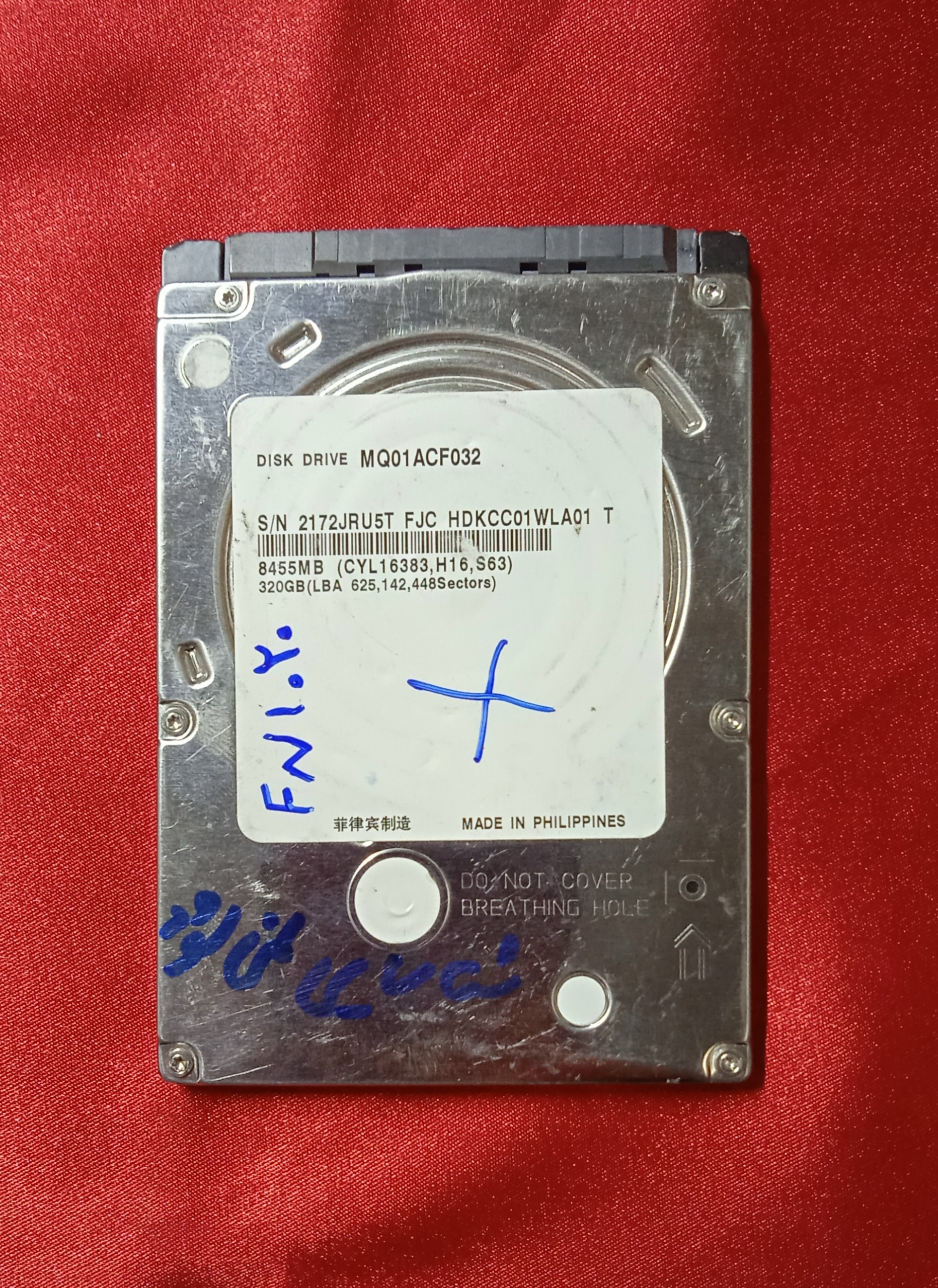 هارد لپ تاپ TOSHIBA 320GB کد FN1020