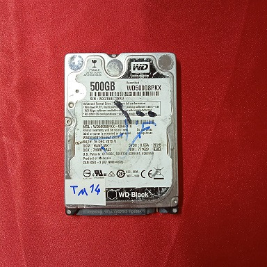 هارد لپ تاپwestern digital 500GB TM14