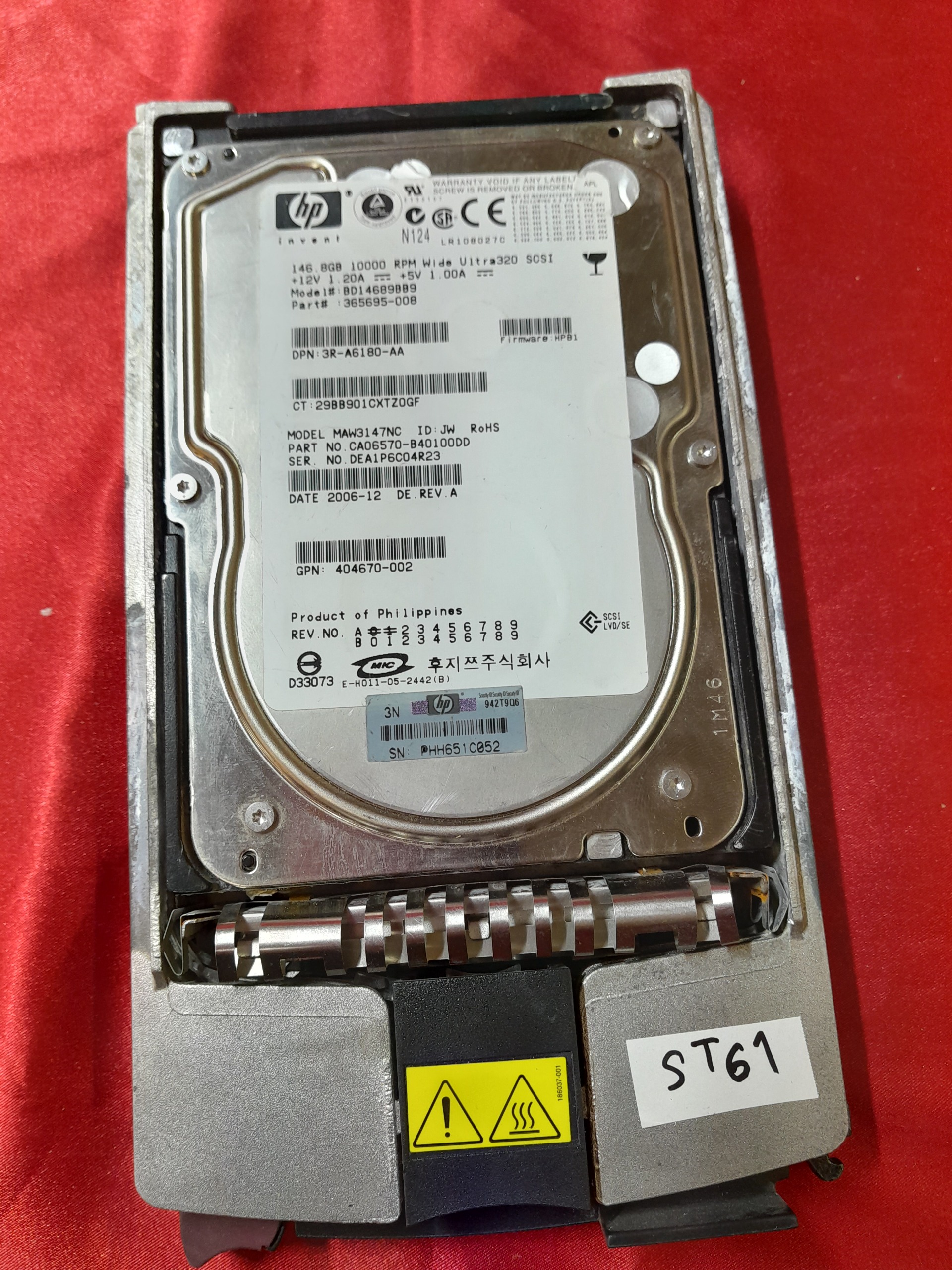 هارد سرور hp  BD14689BB9  1468GB کدST61